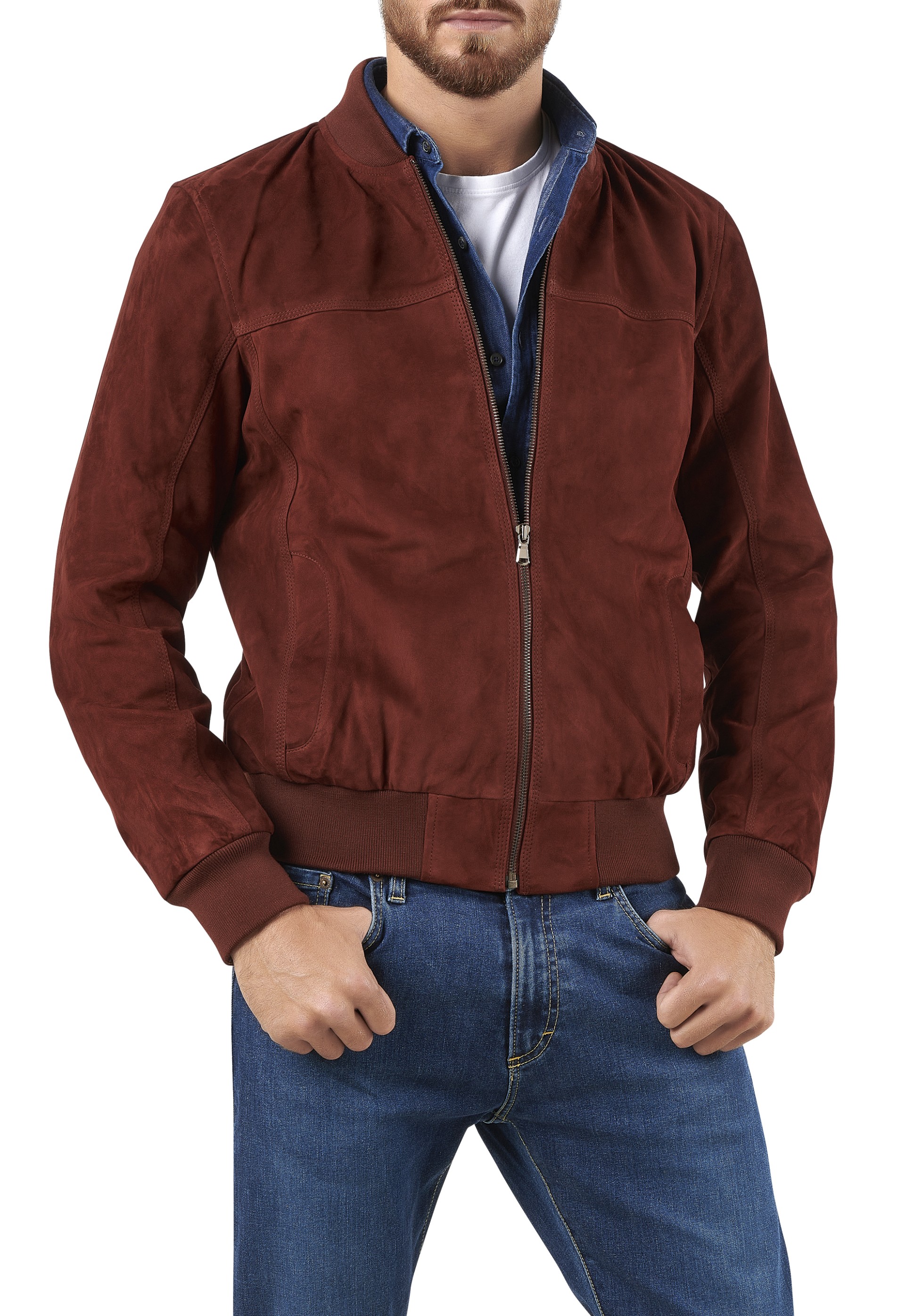 Blusão em pele Oliver