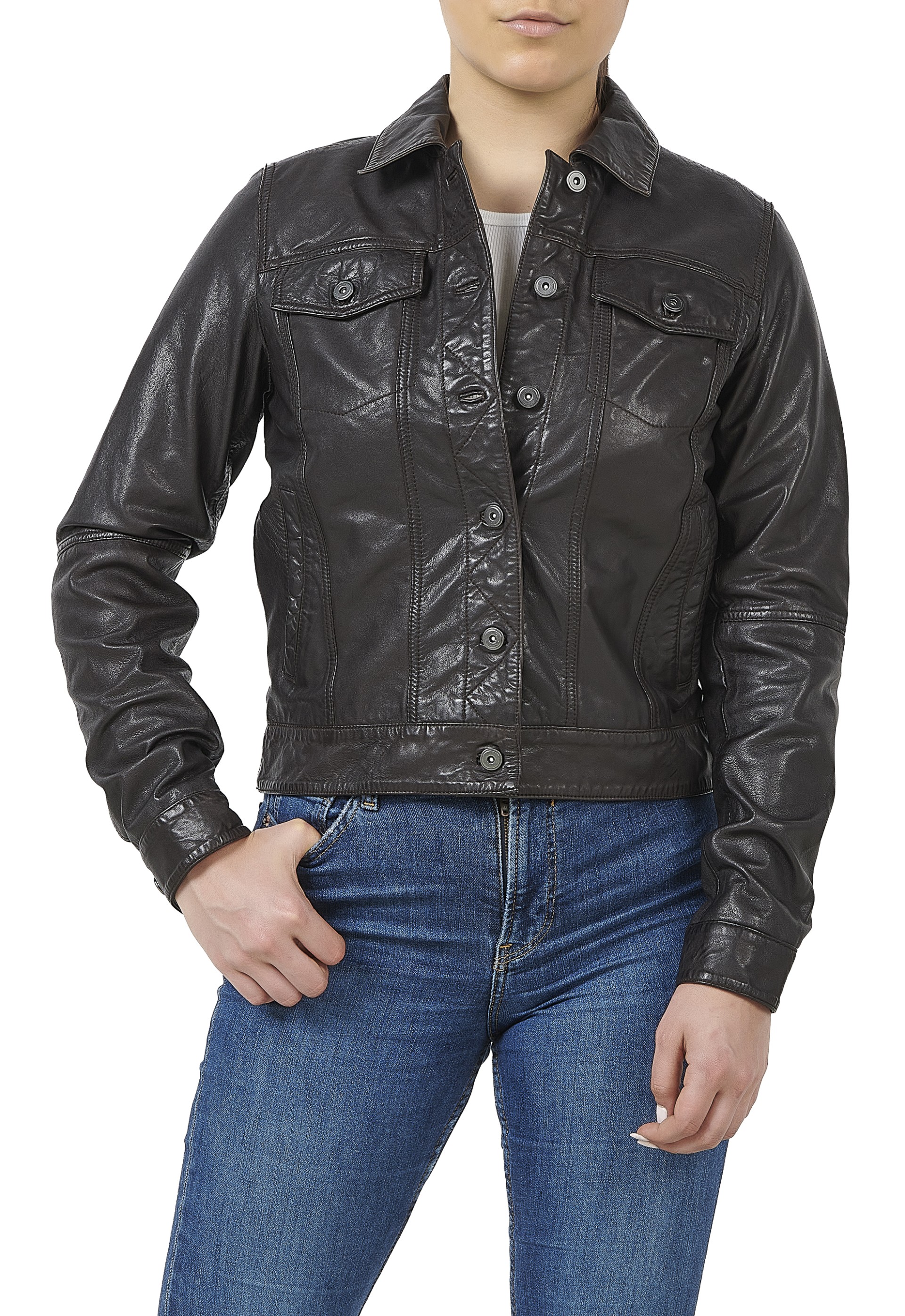 Blusão em pele Jessica