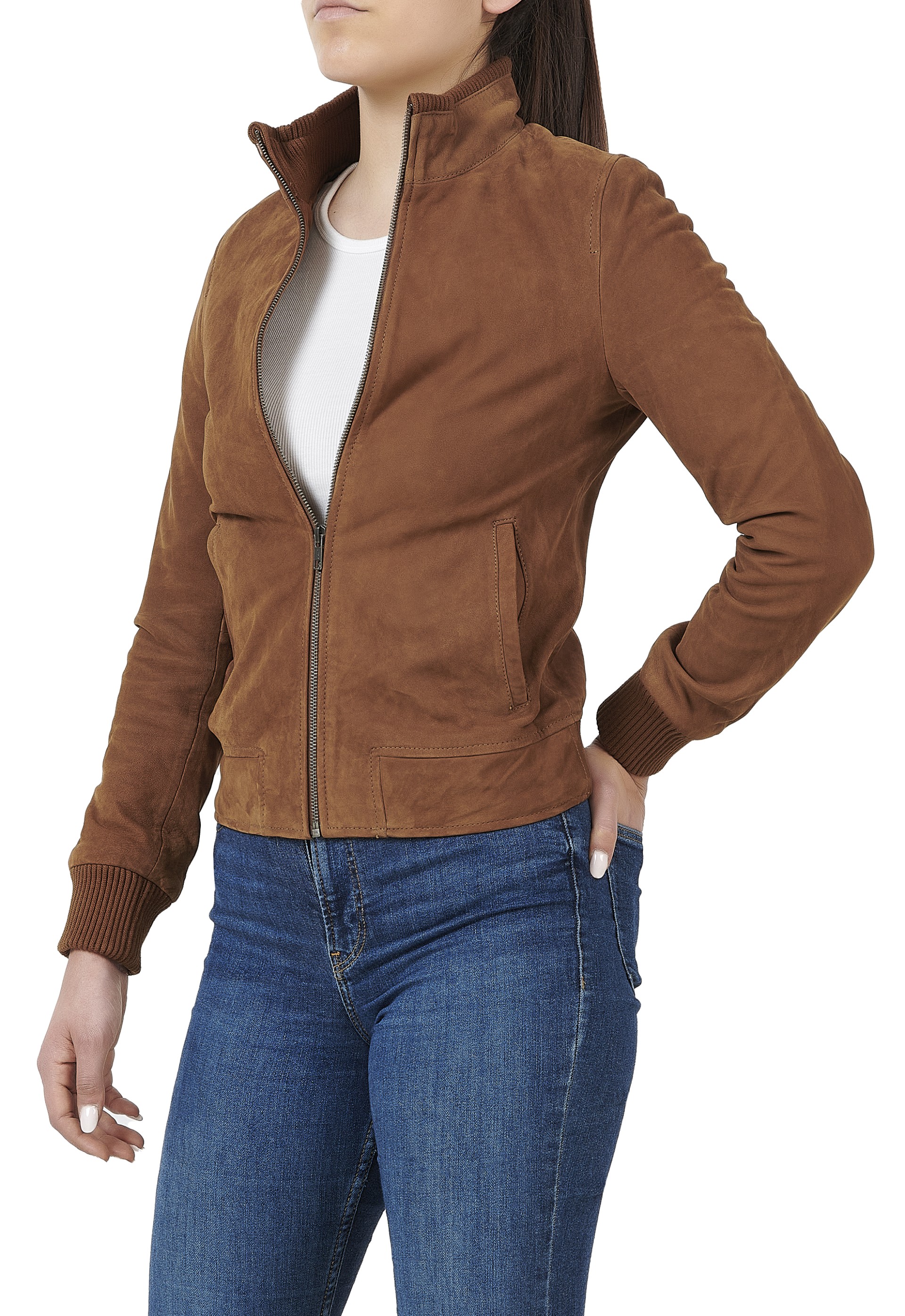 Blusão em pele Sarina