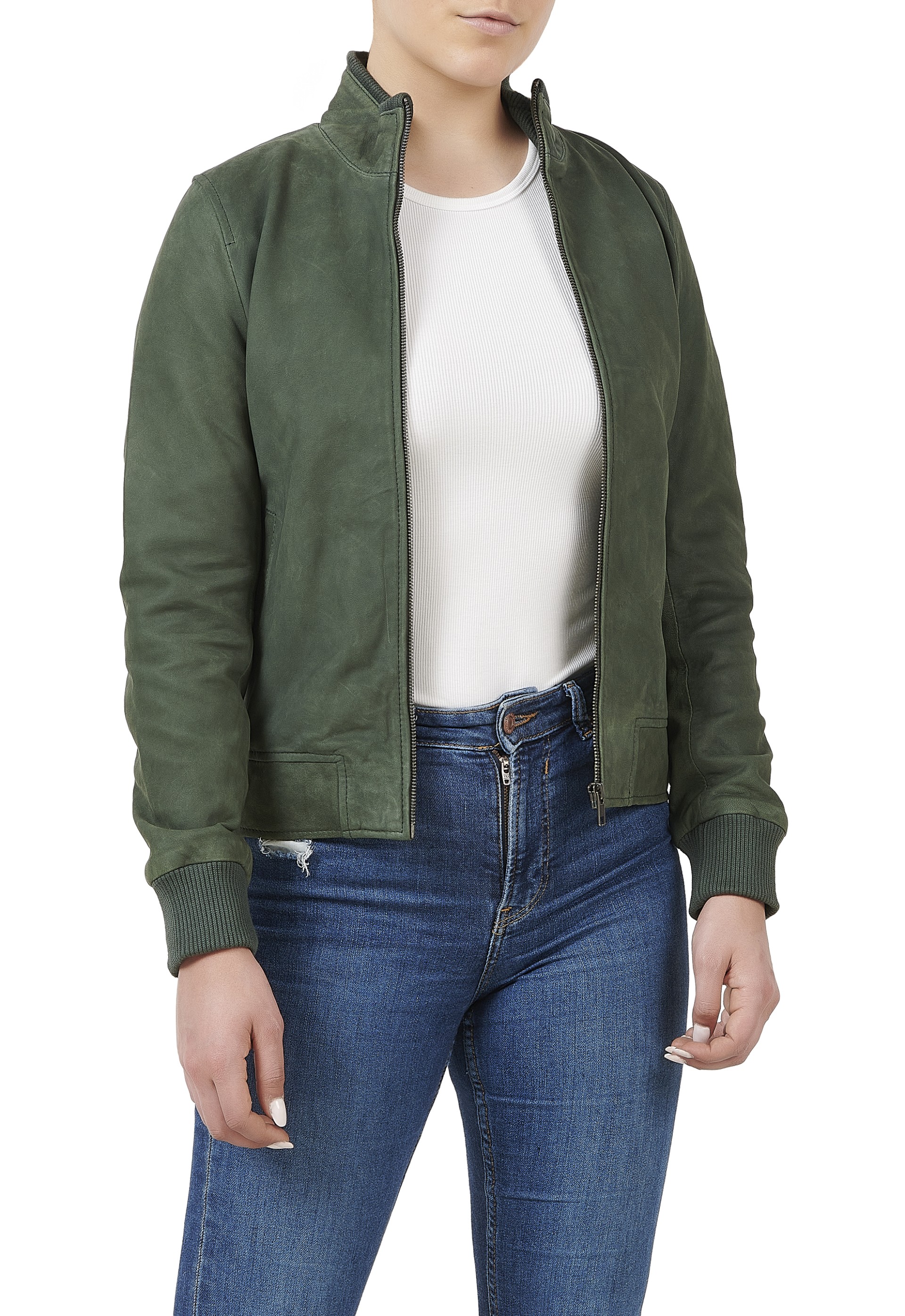 Blusão em pele Sarina