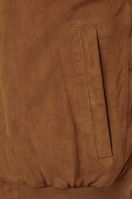Blusão de Pele Suede Comf Blusão de Pele Suede Comf