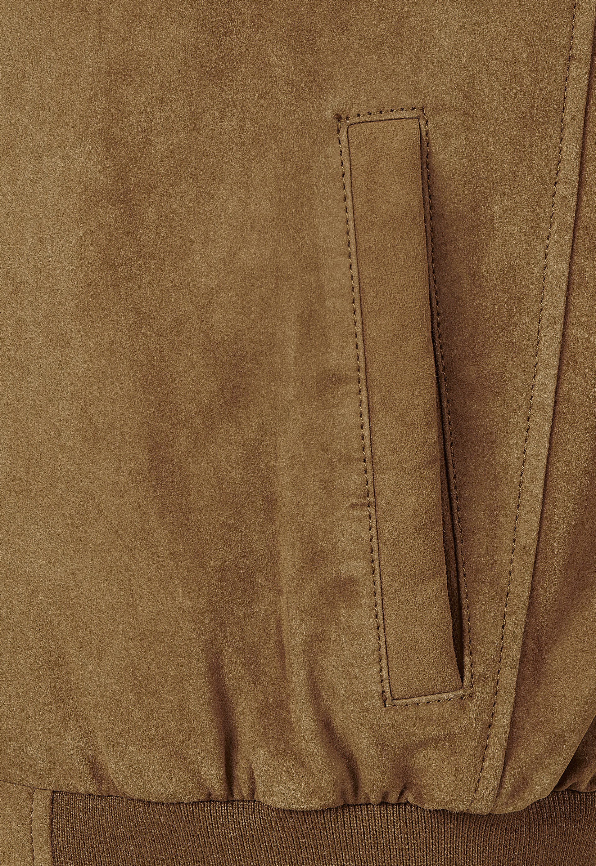 Blusão de Pele Suede Comf