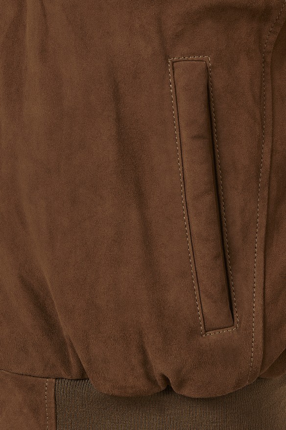 Blusão de Pele Suede Comf
