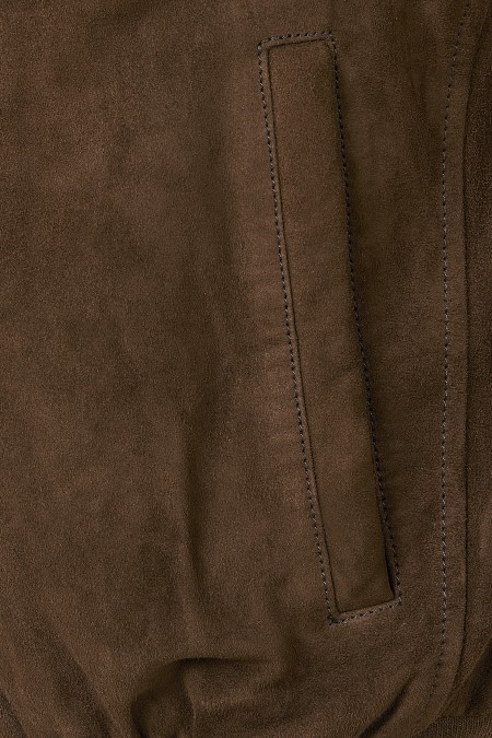 Bluso de Pele Suede Comf