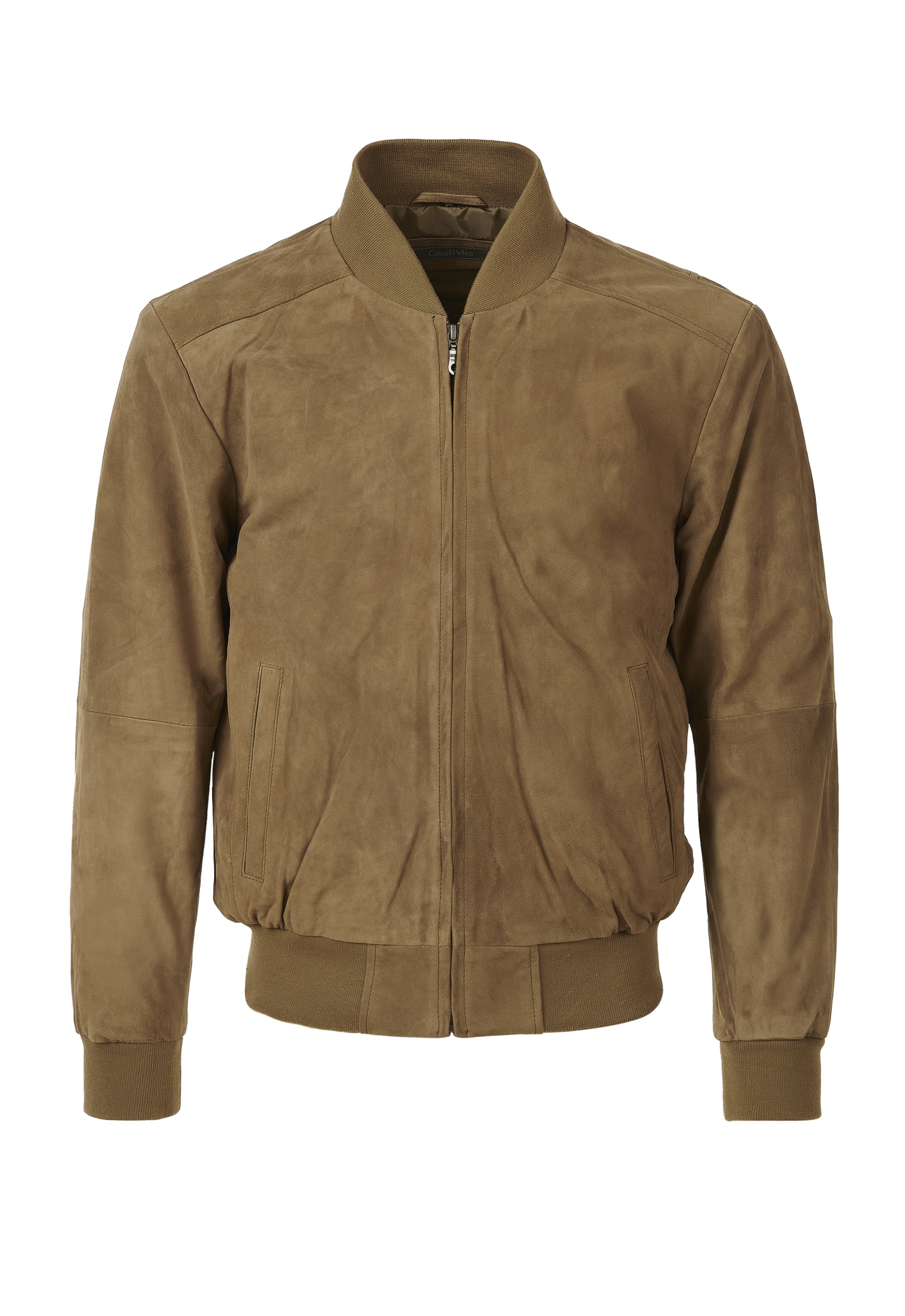 Blusão de Pele Suede Comf