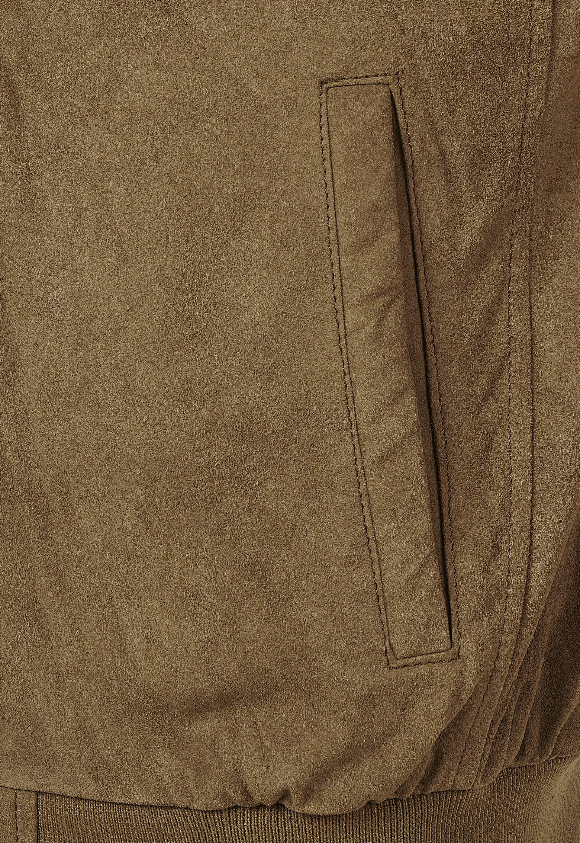 Blusão de Pele Suede Comf