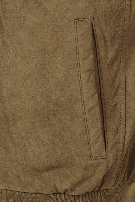 Bluso de Pele Suede Comf