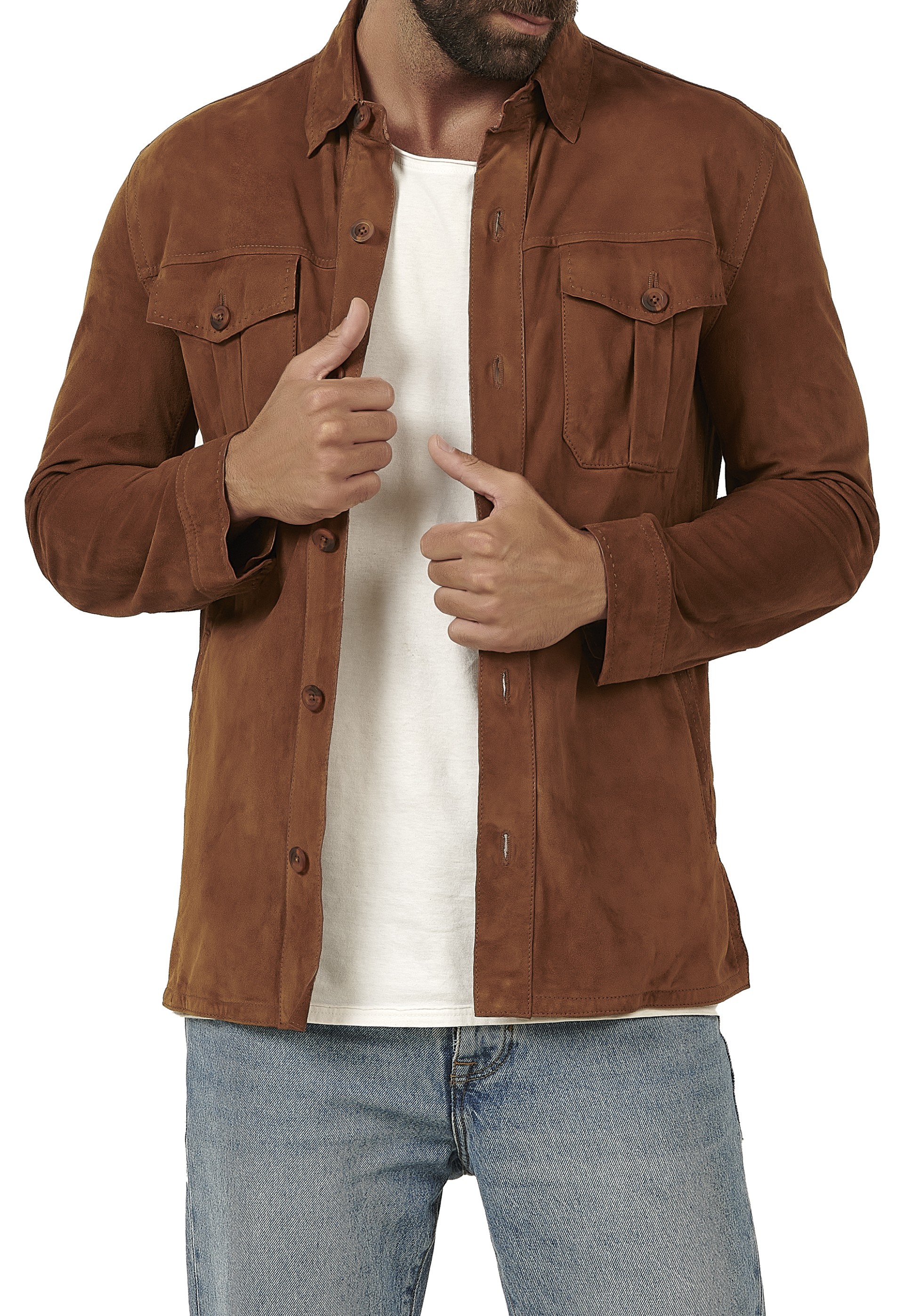 Camisa em pele Elegance