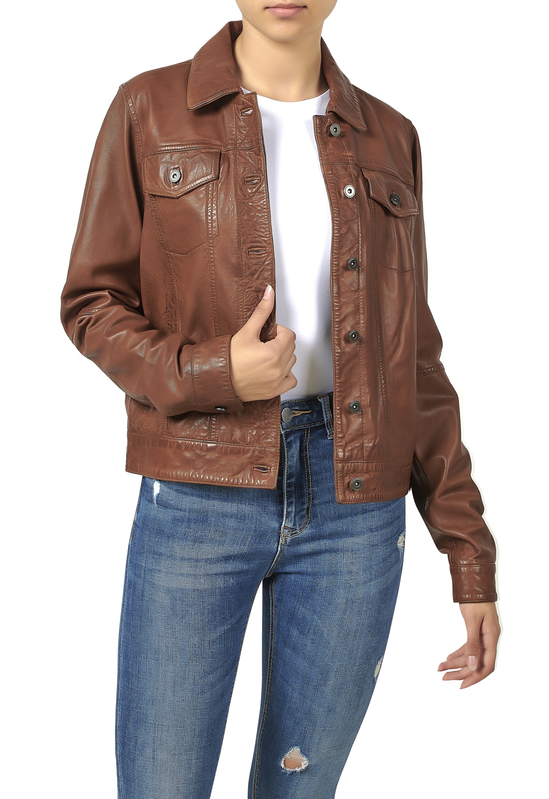 Blusão em pele Jessica