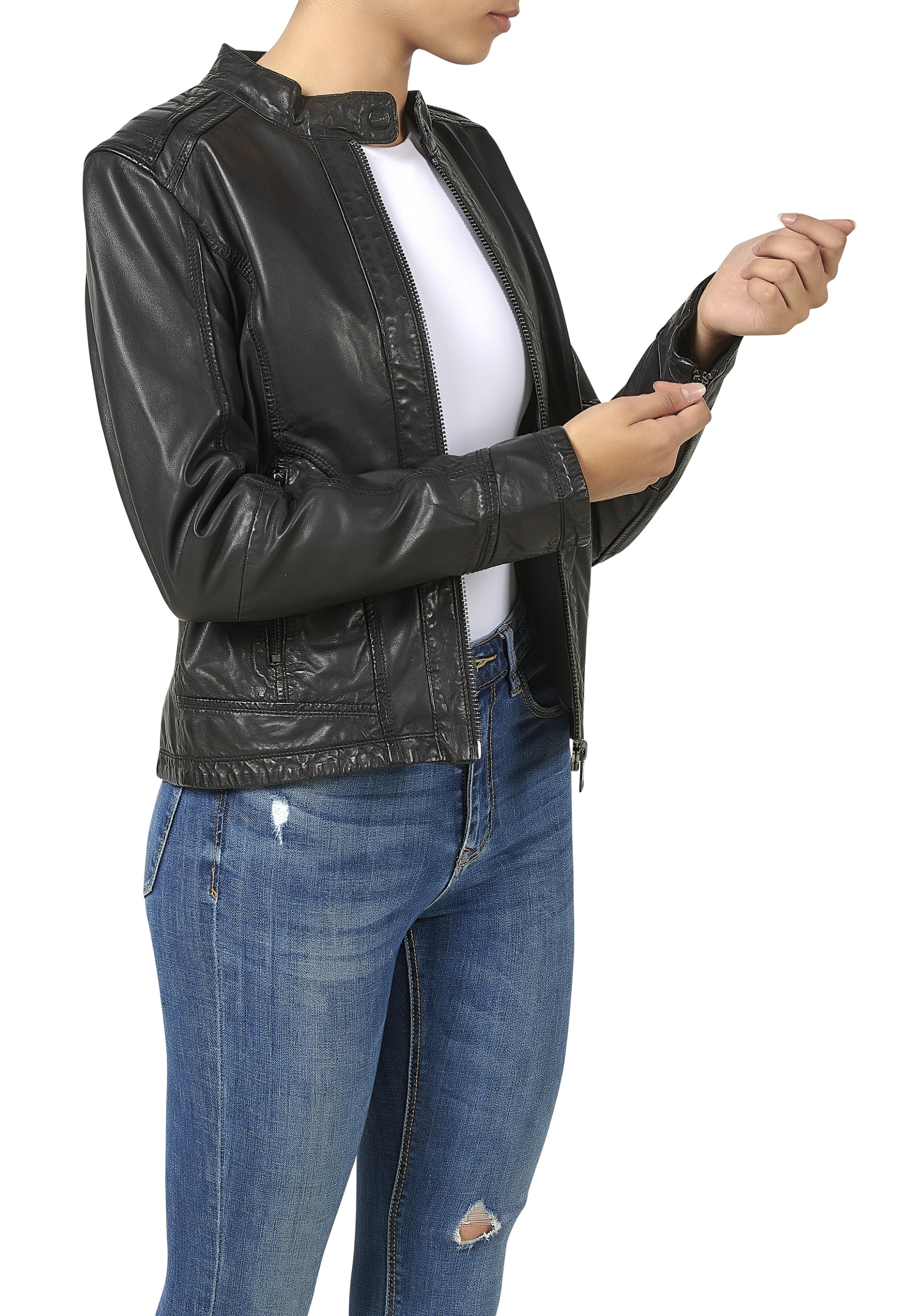 Blusão em pele Emma