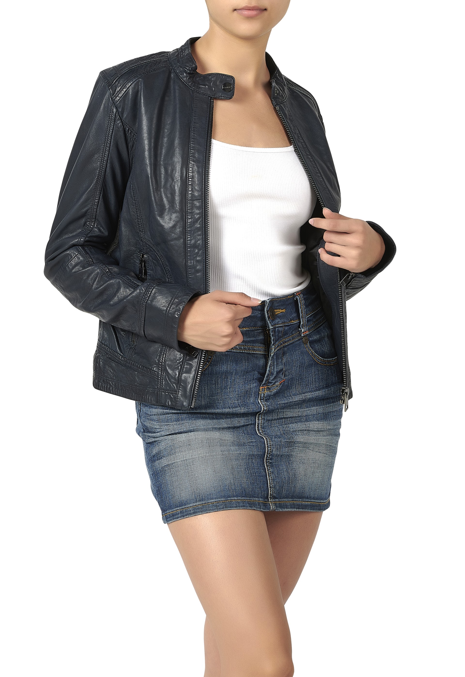 Blusão em pele Emma