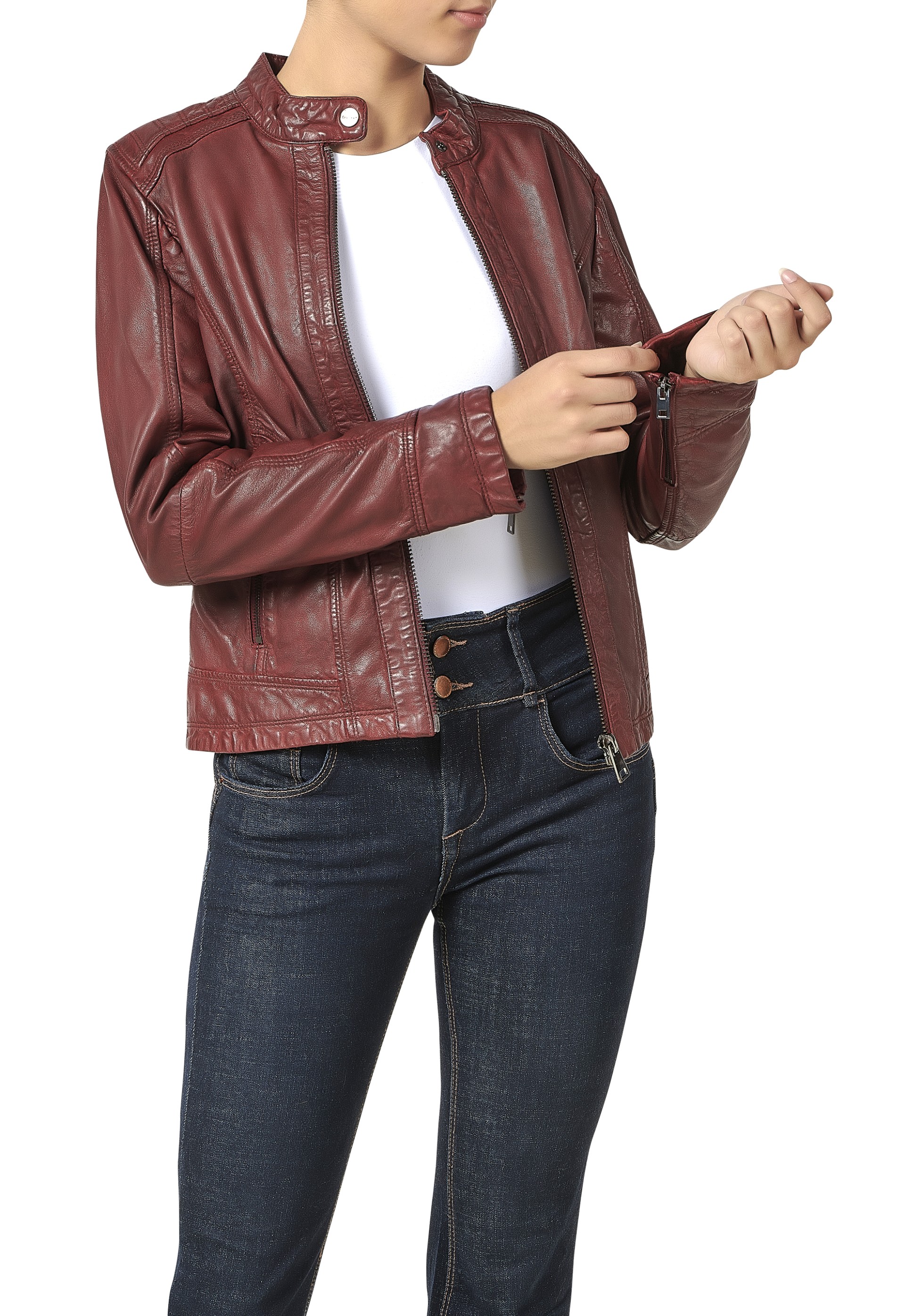 Blusão em pele Emma