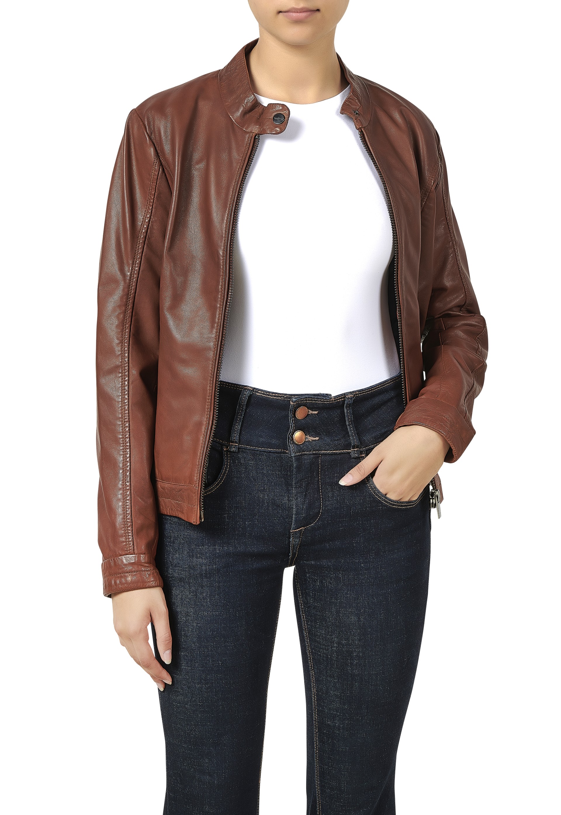Blusão em pele Harper