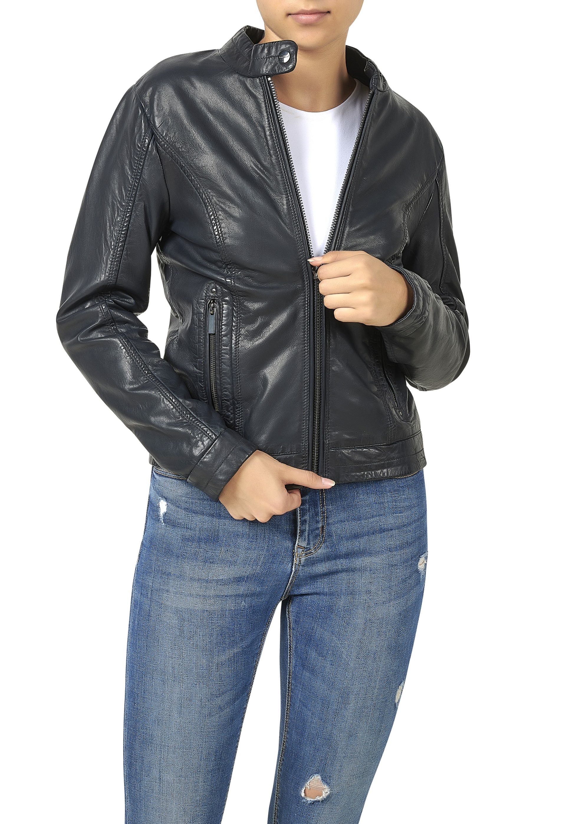 Blusão em pele Harper