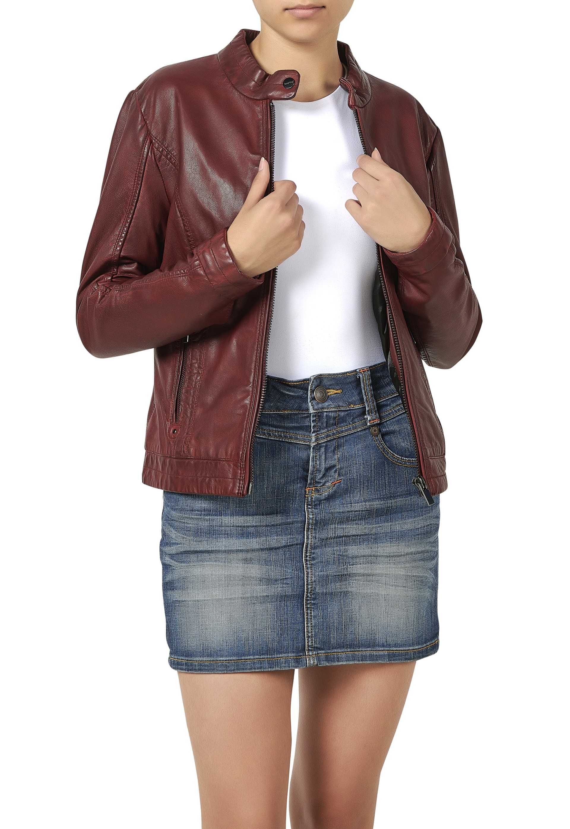 Blusão em pele Harper