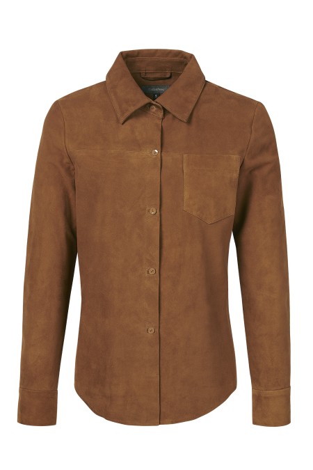 Camisa em pele Amanda