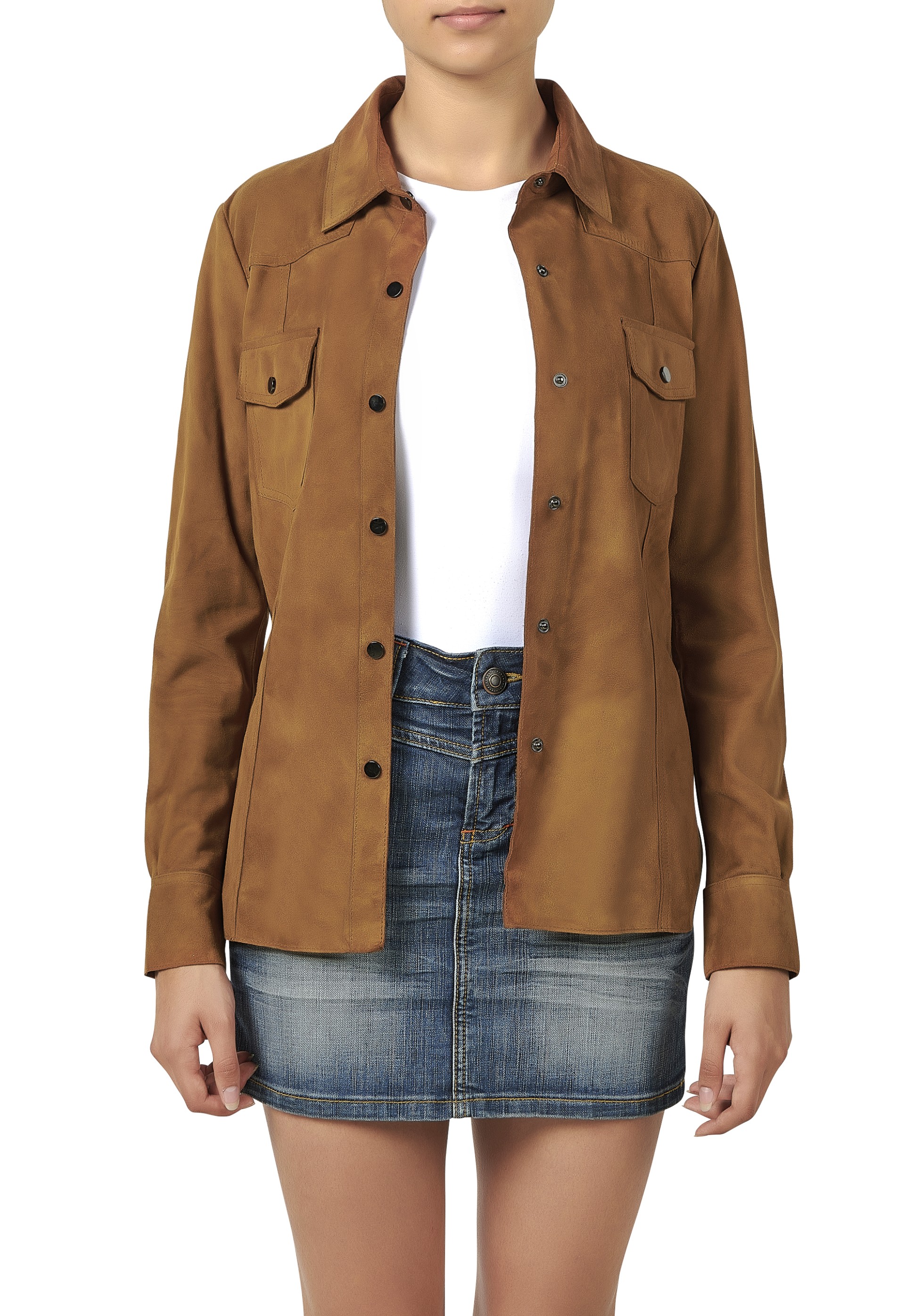 Camisa em pele Layla