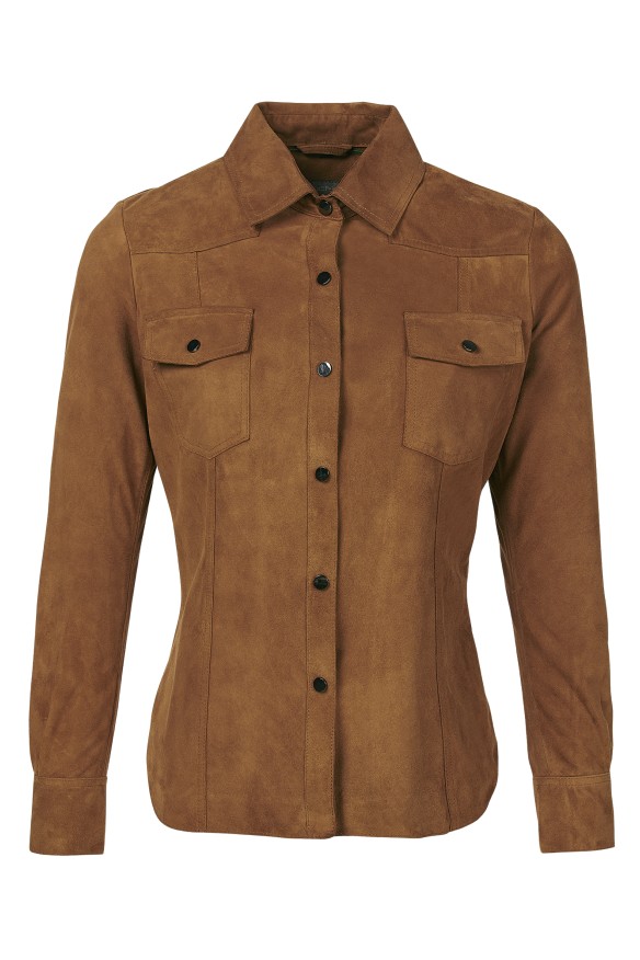 Camisa em pele Layla