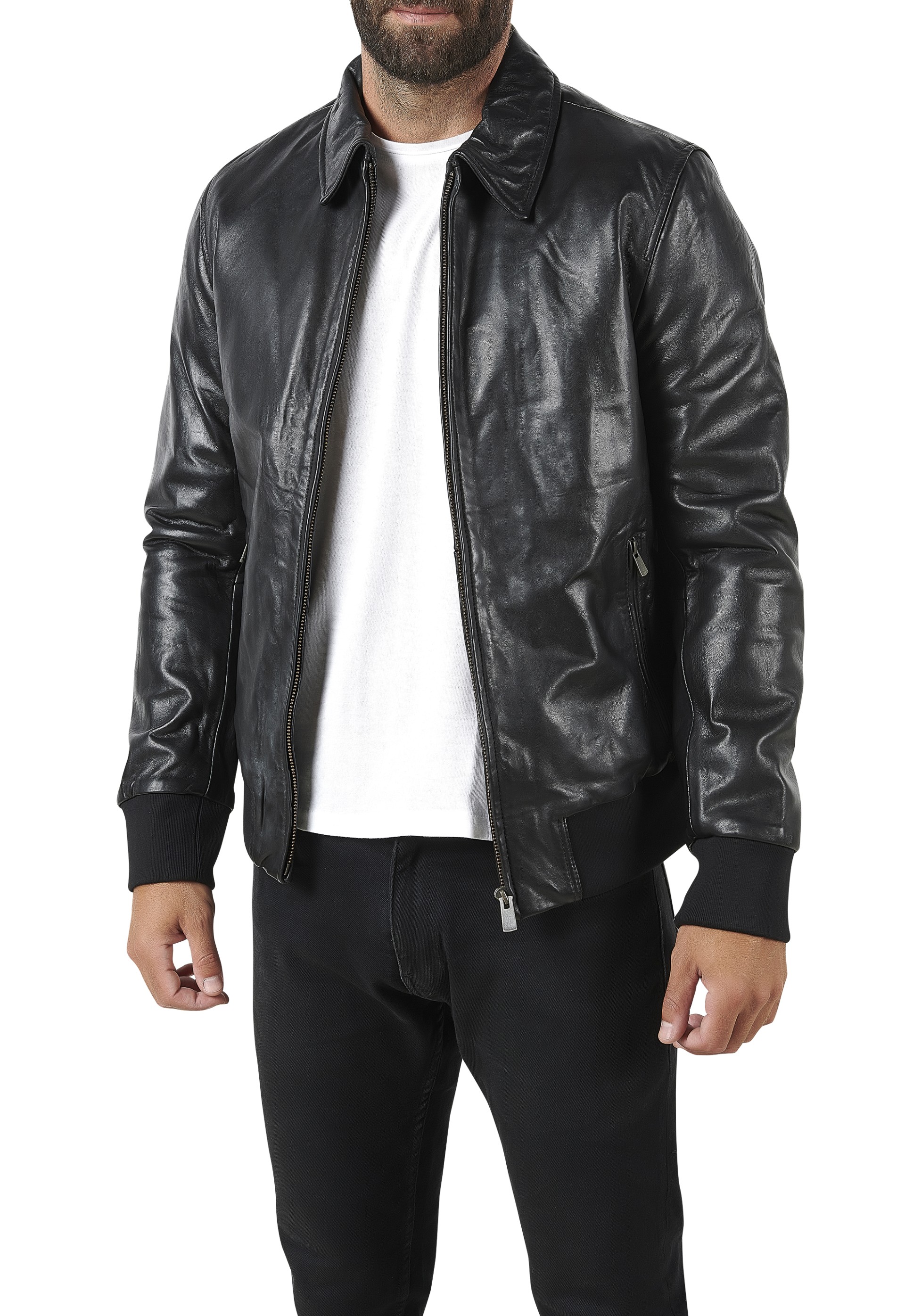 Blusão em pele Otávio