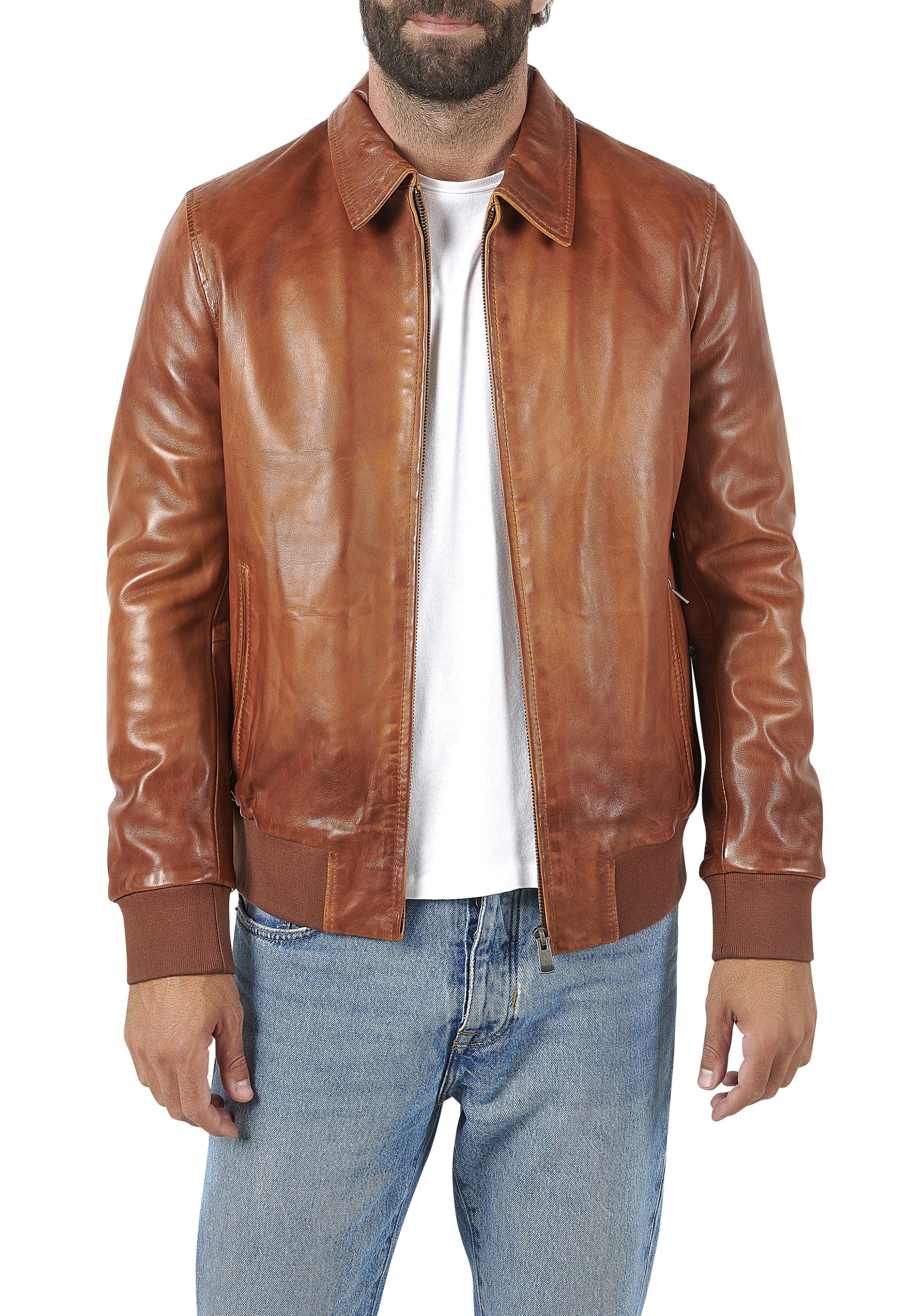 Blusão em pele Otávio