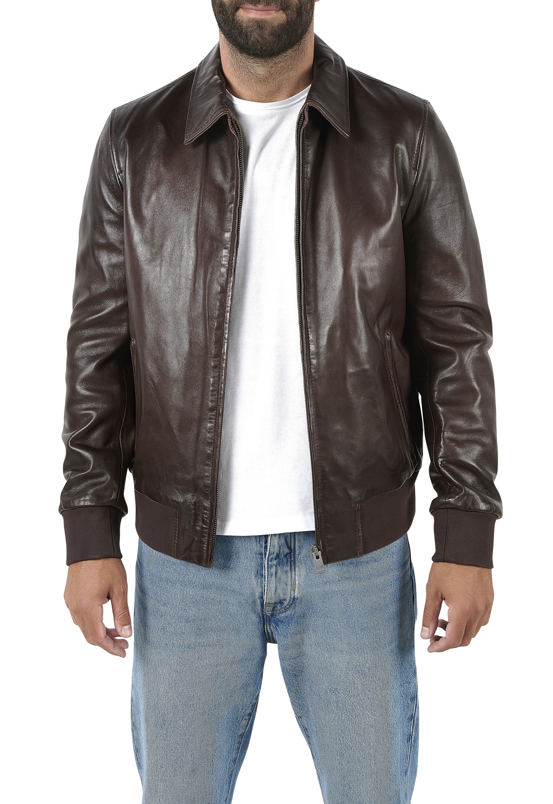 Blusão em pele Otávio