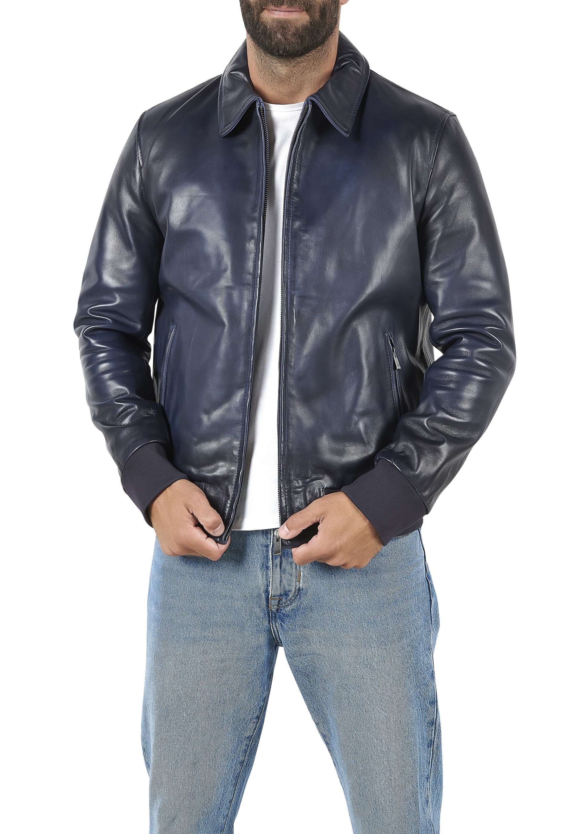 Blusão em pele Otávio