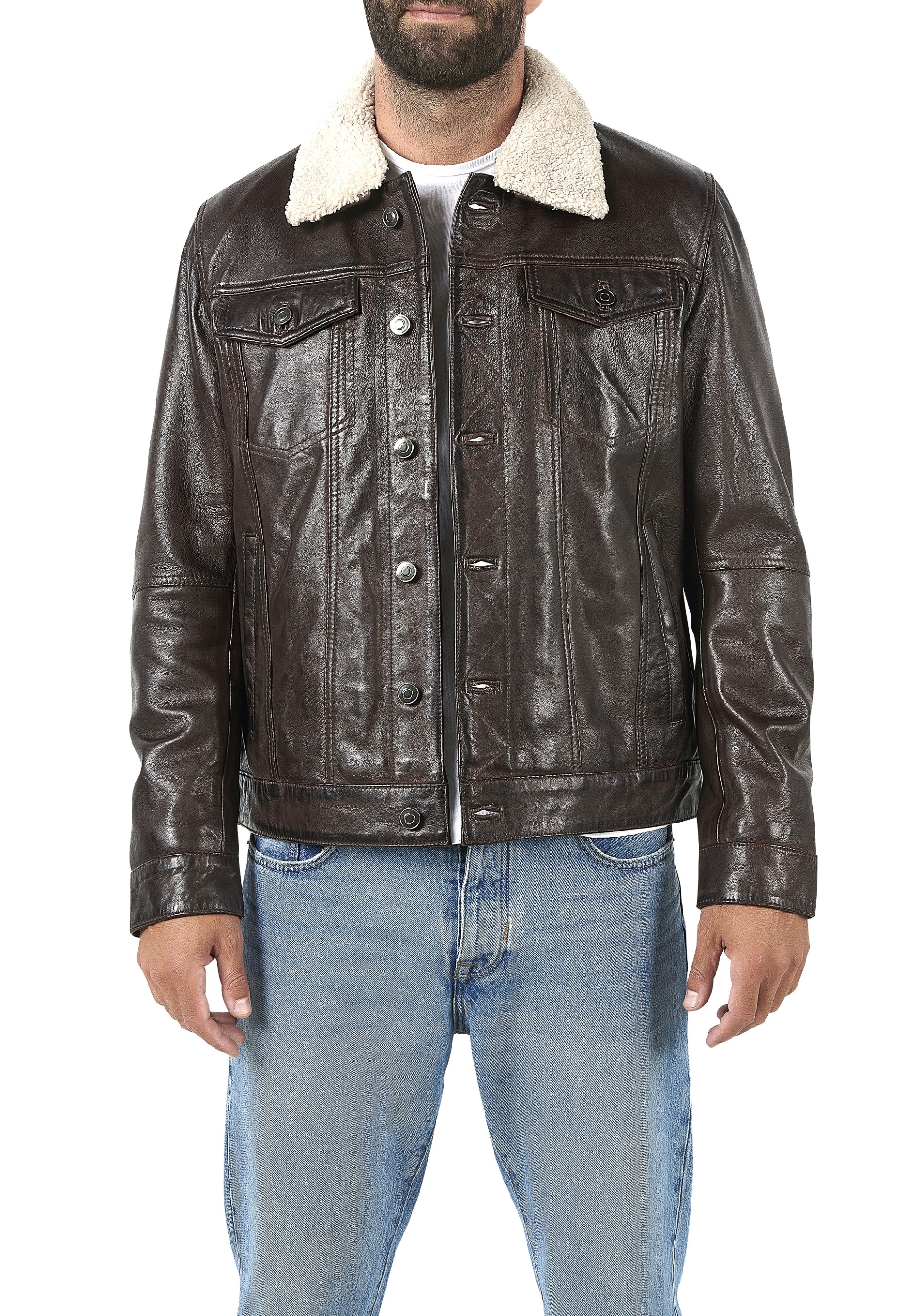 Blusão em pele Luiz