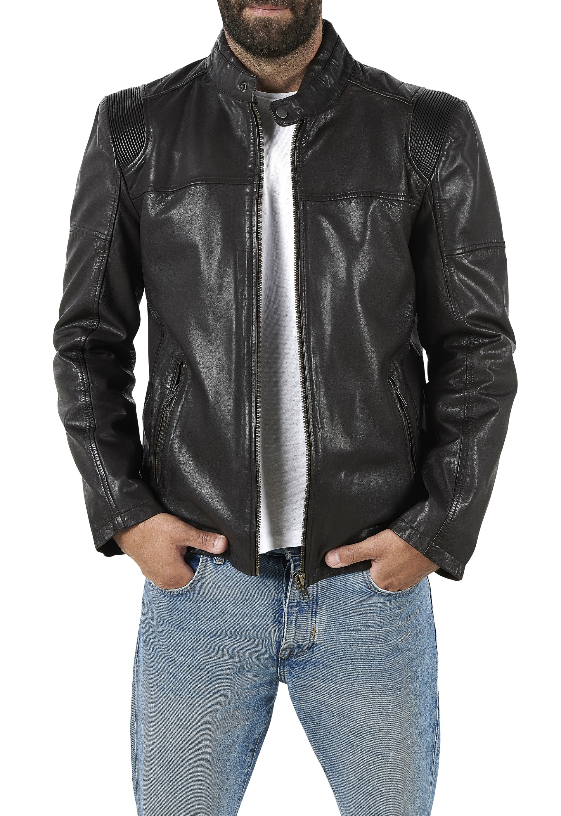 Blusão em pele Noah