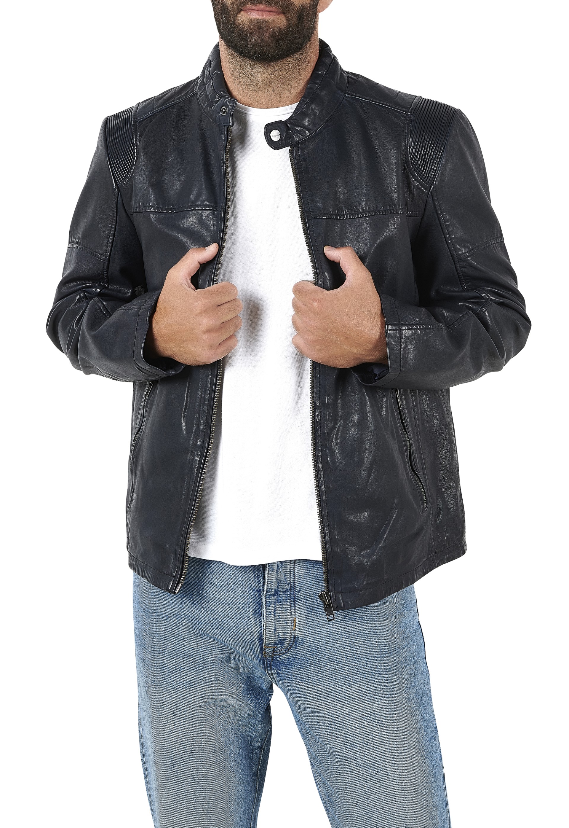 Blusão em pele Noah