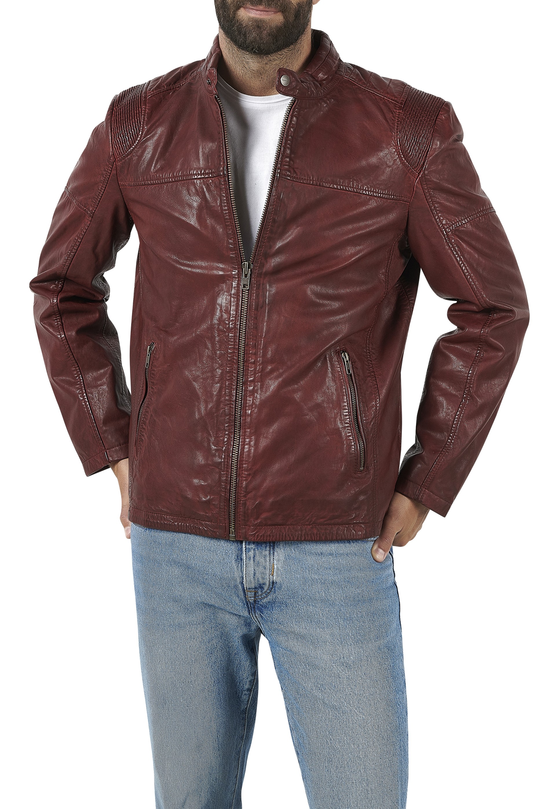 Blusão em pele Noah