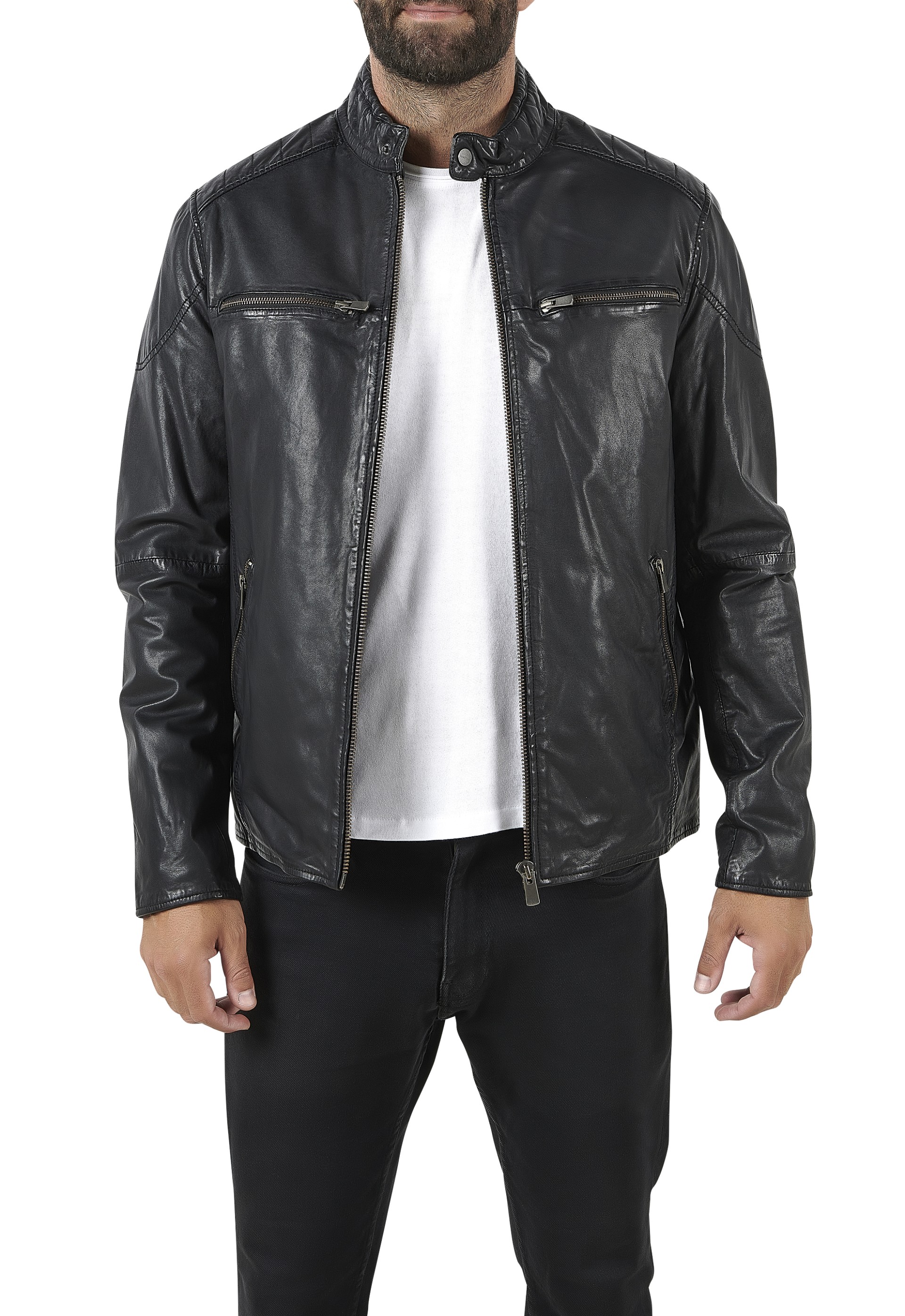 Blusão em pele Benício