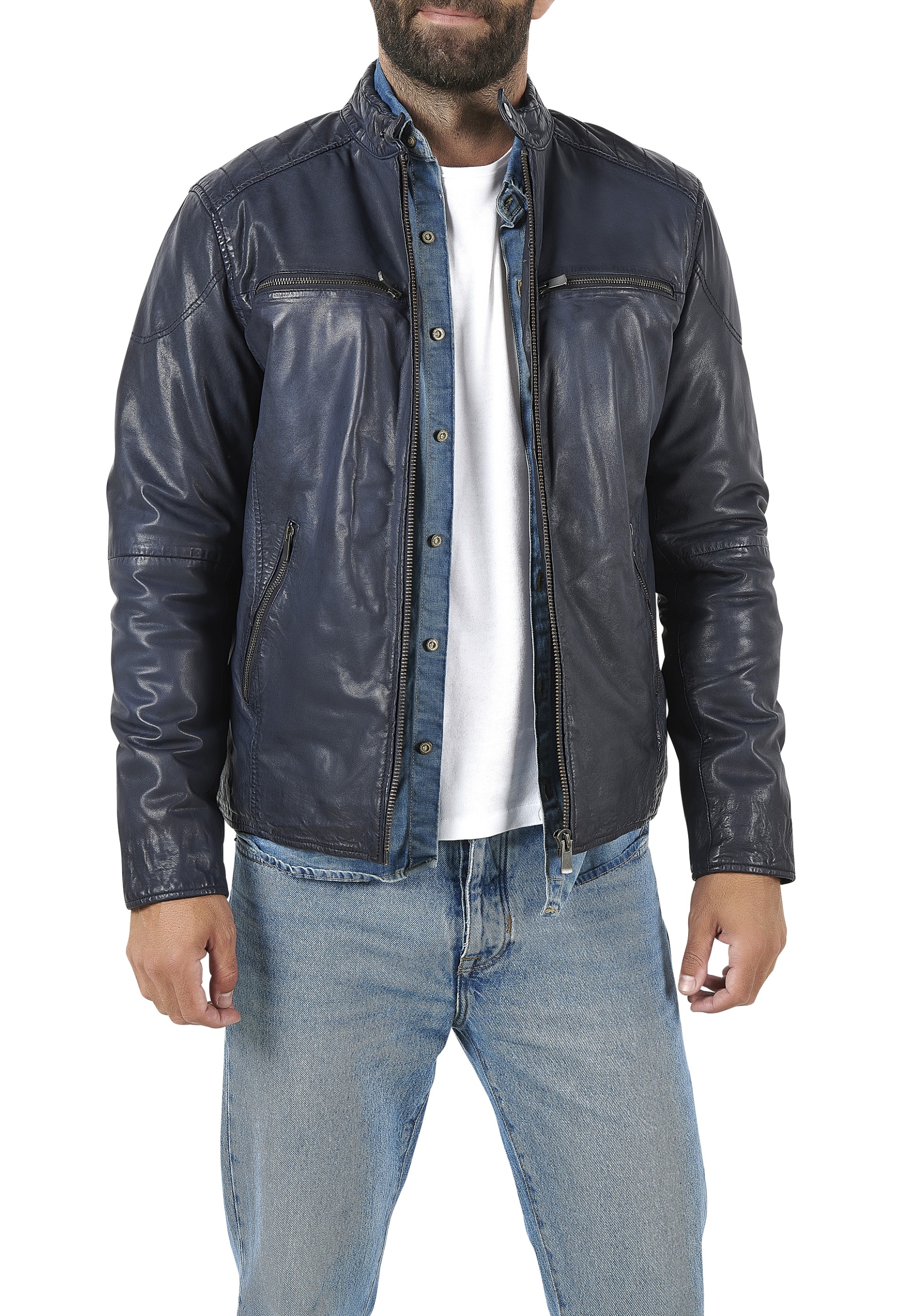 Blusão em pele Benício