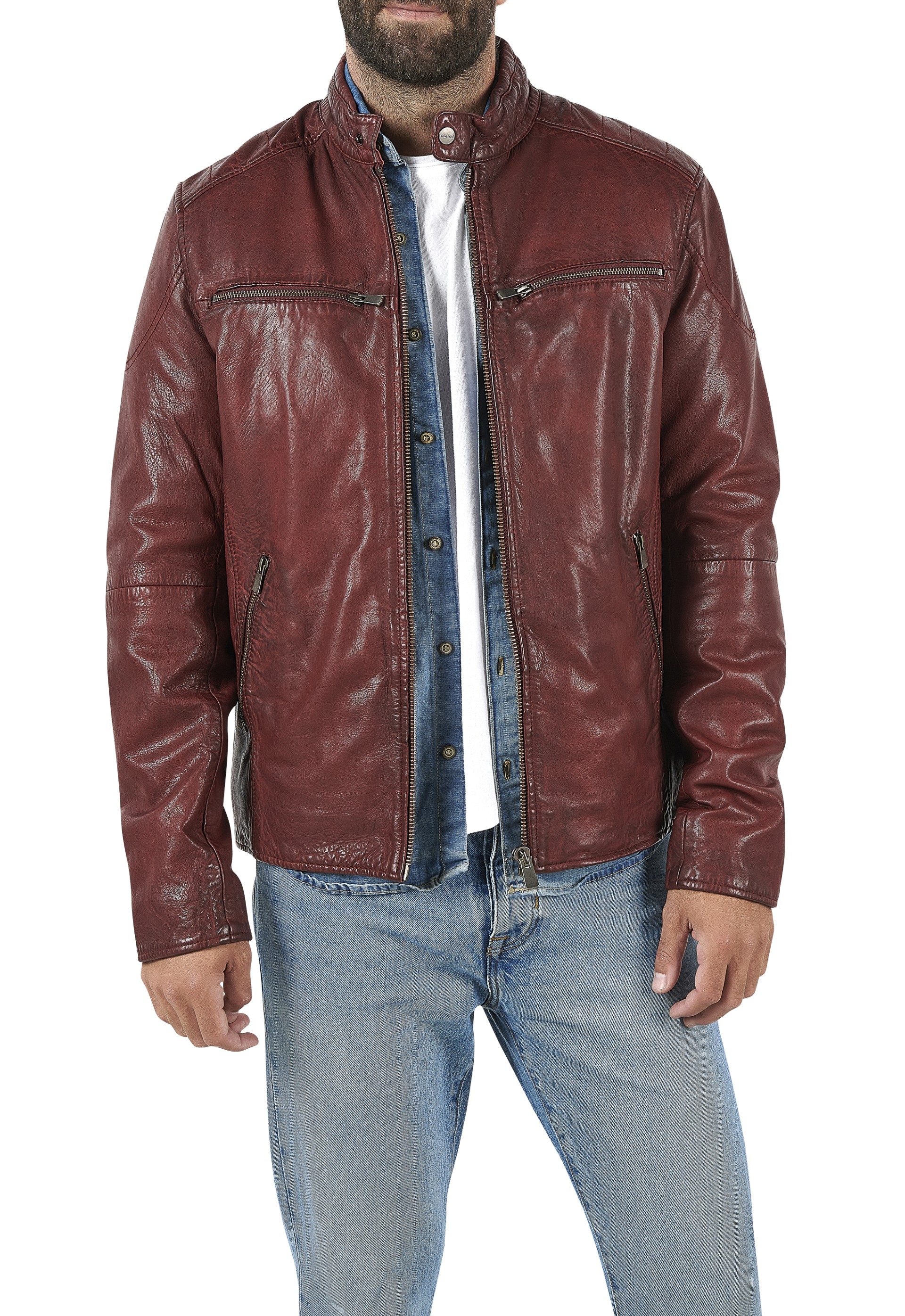 Blusão em pele Benício