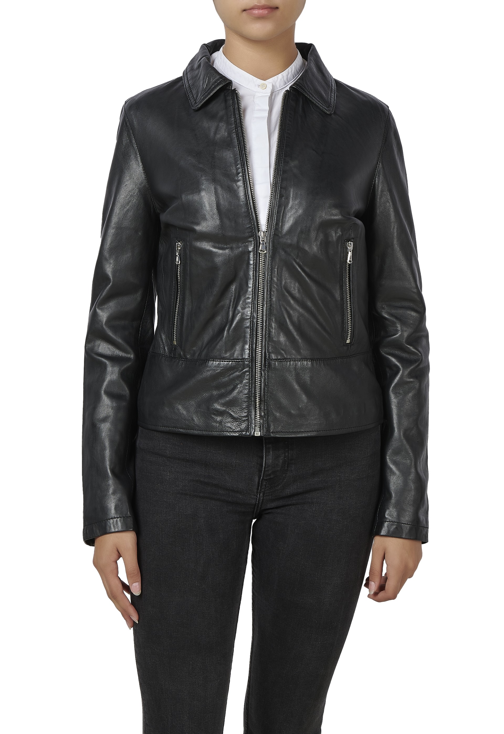 Blusão em pele Julia