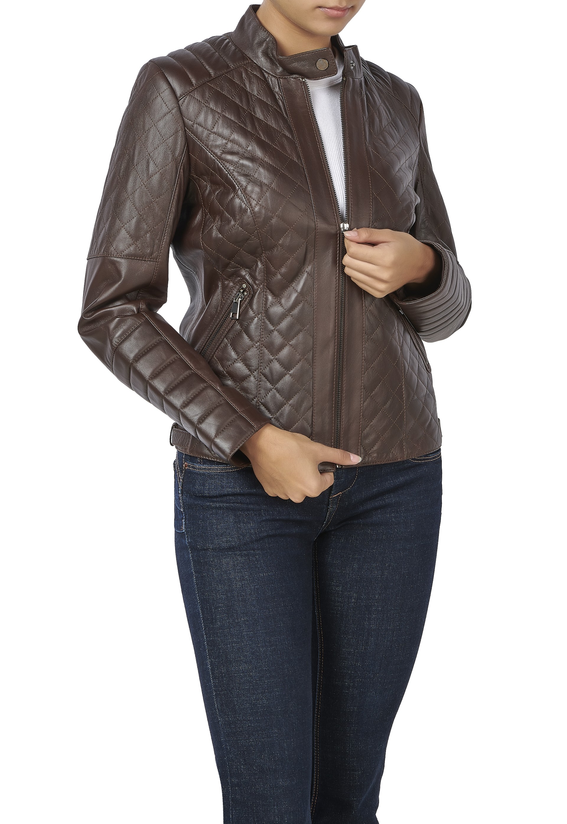 Blusão em pele Mayla