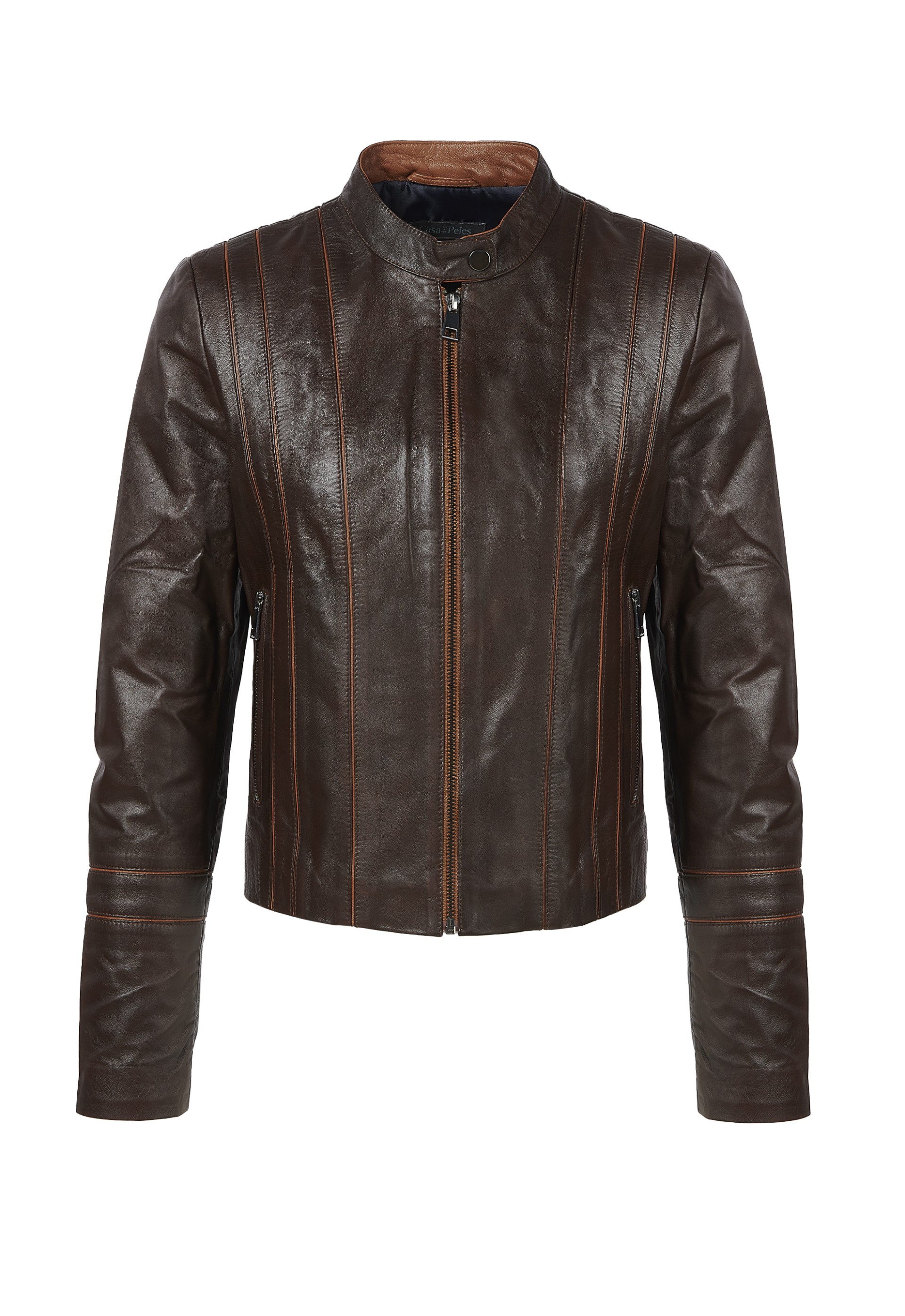 Jaqueta em pele Maitê