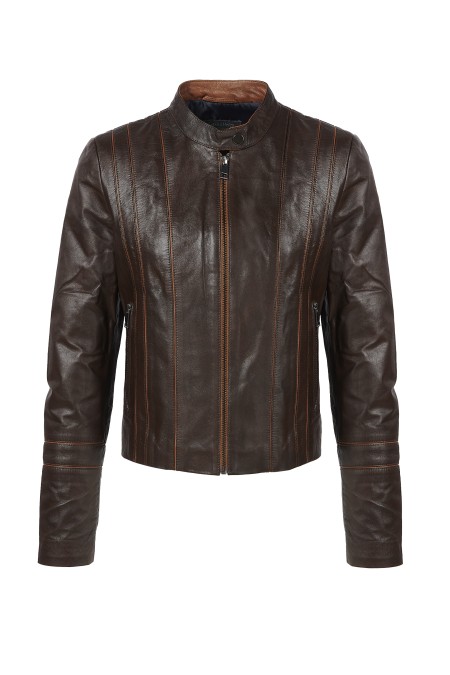 Jaqueta em pele Mait