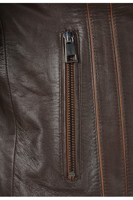 Jaqueta em pele Mait