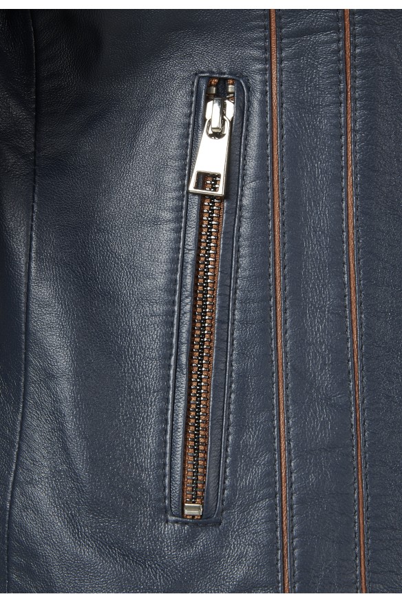 Jaqueta em pele Mait