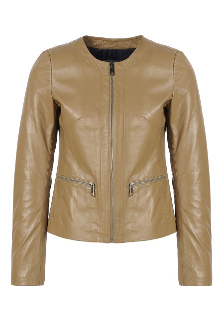 Jaqueta em pele Dbora