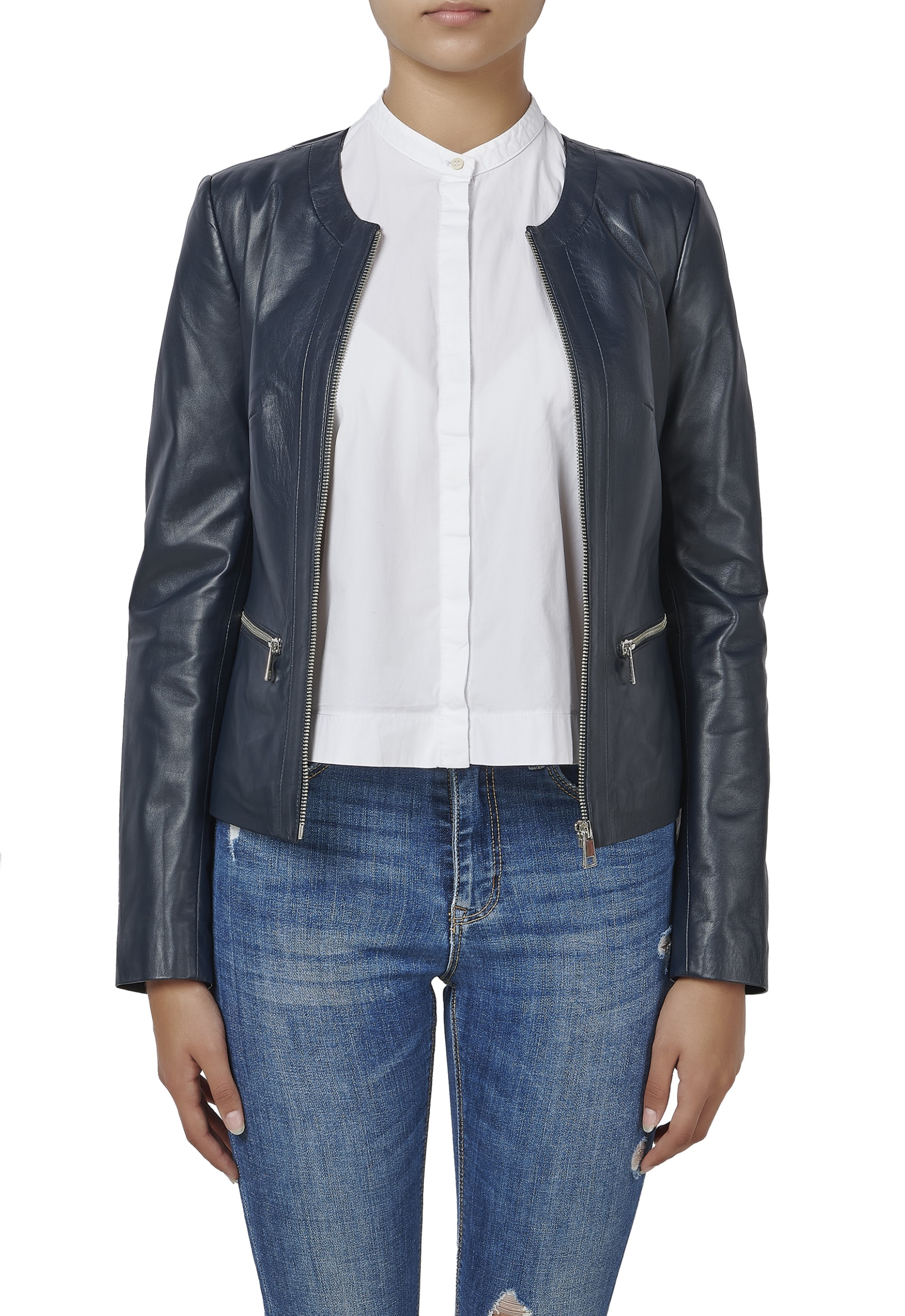 Jaqueta em pele Débora