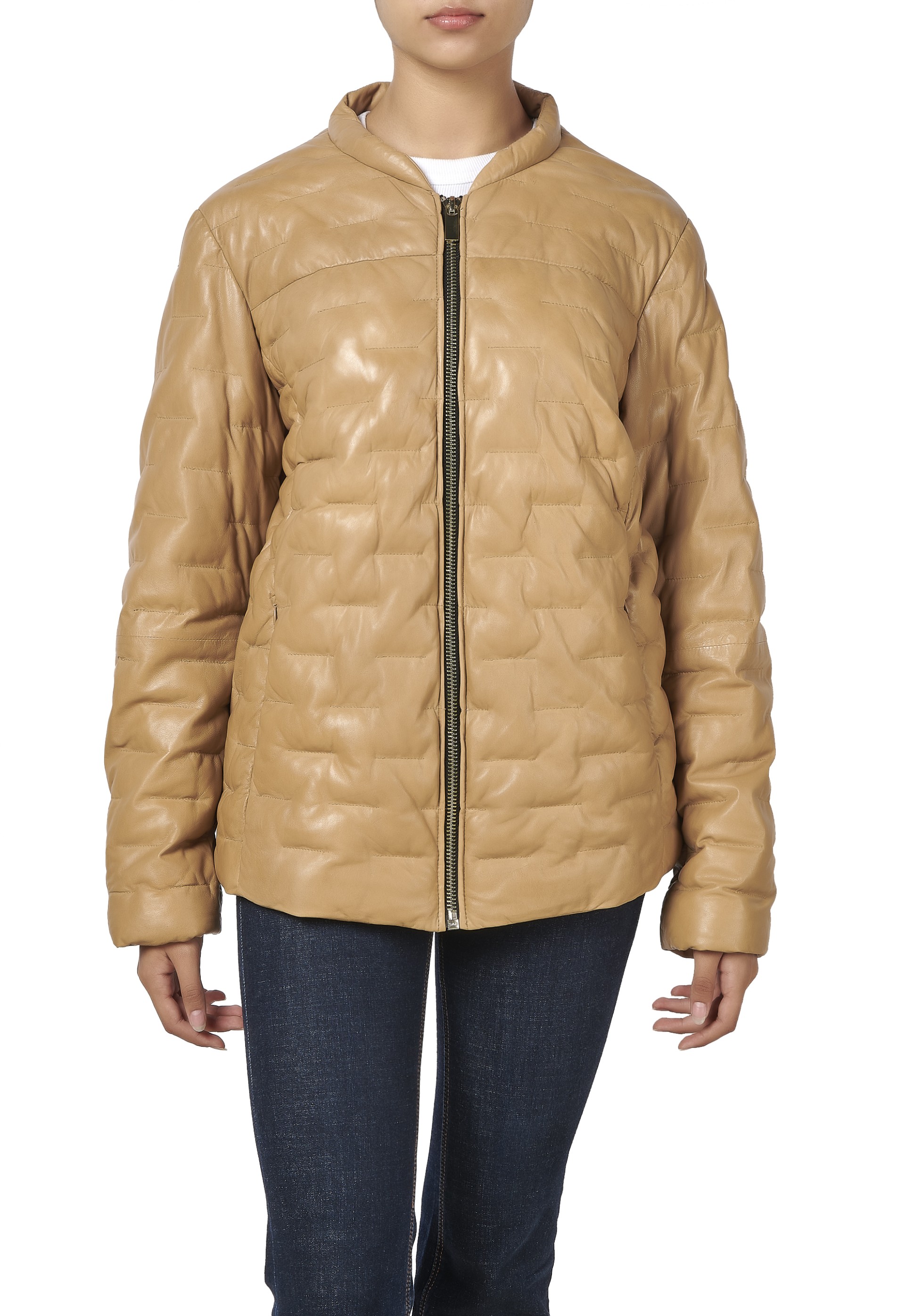 Casaco em pele Carmen