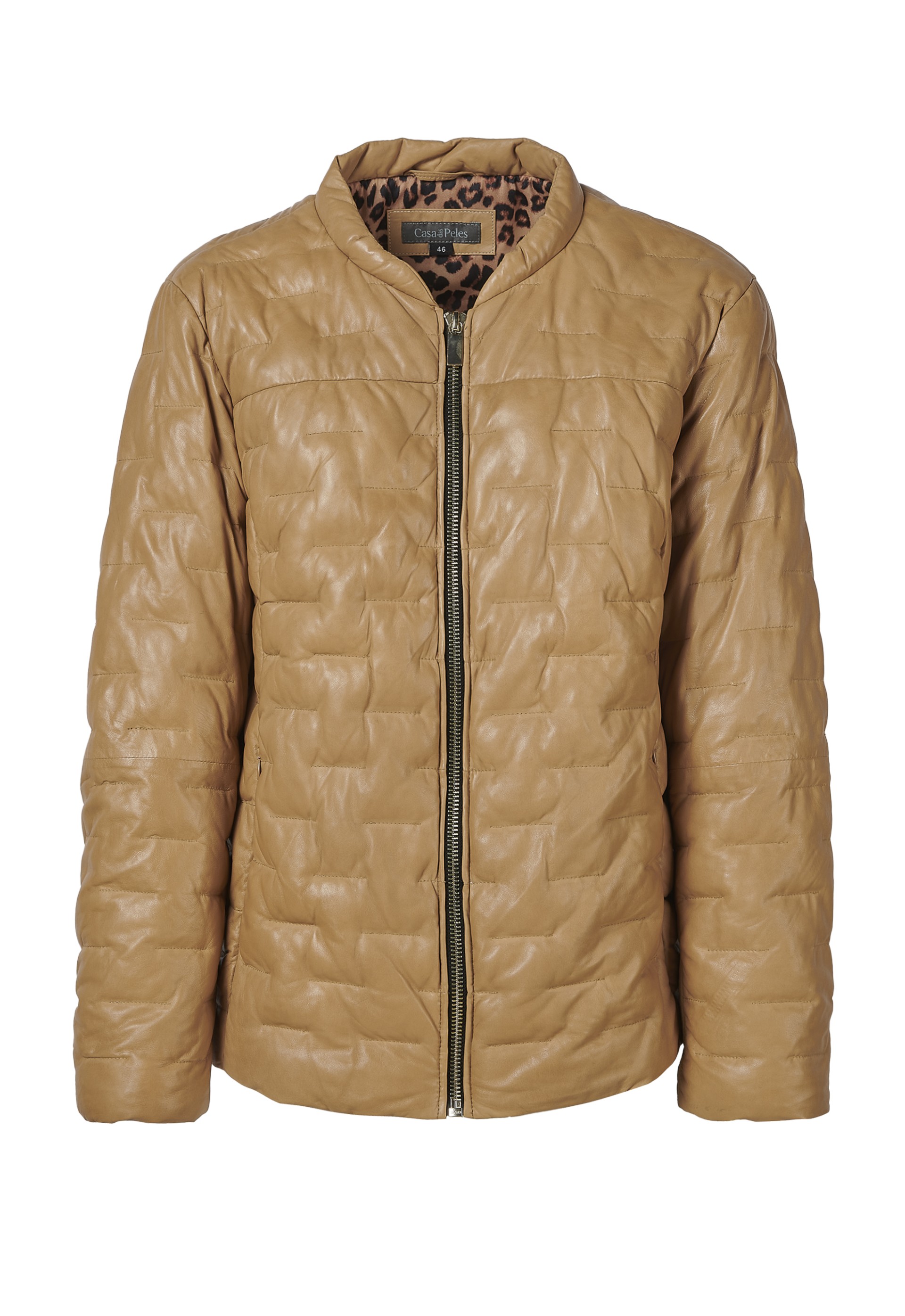 Casaco em pele Carmen