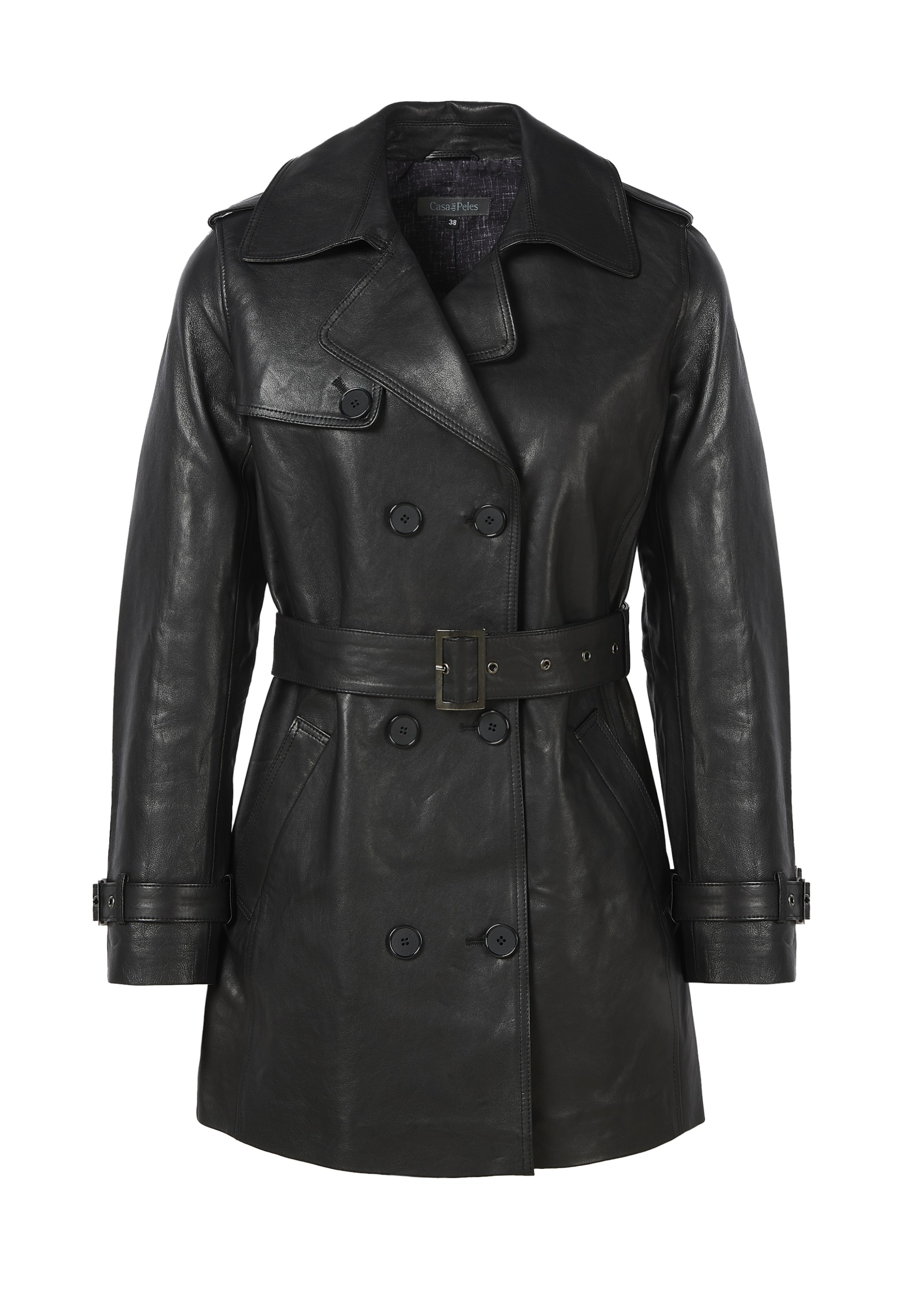 Casaco em pele Willa