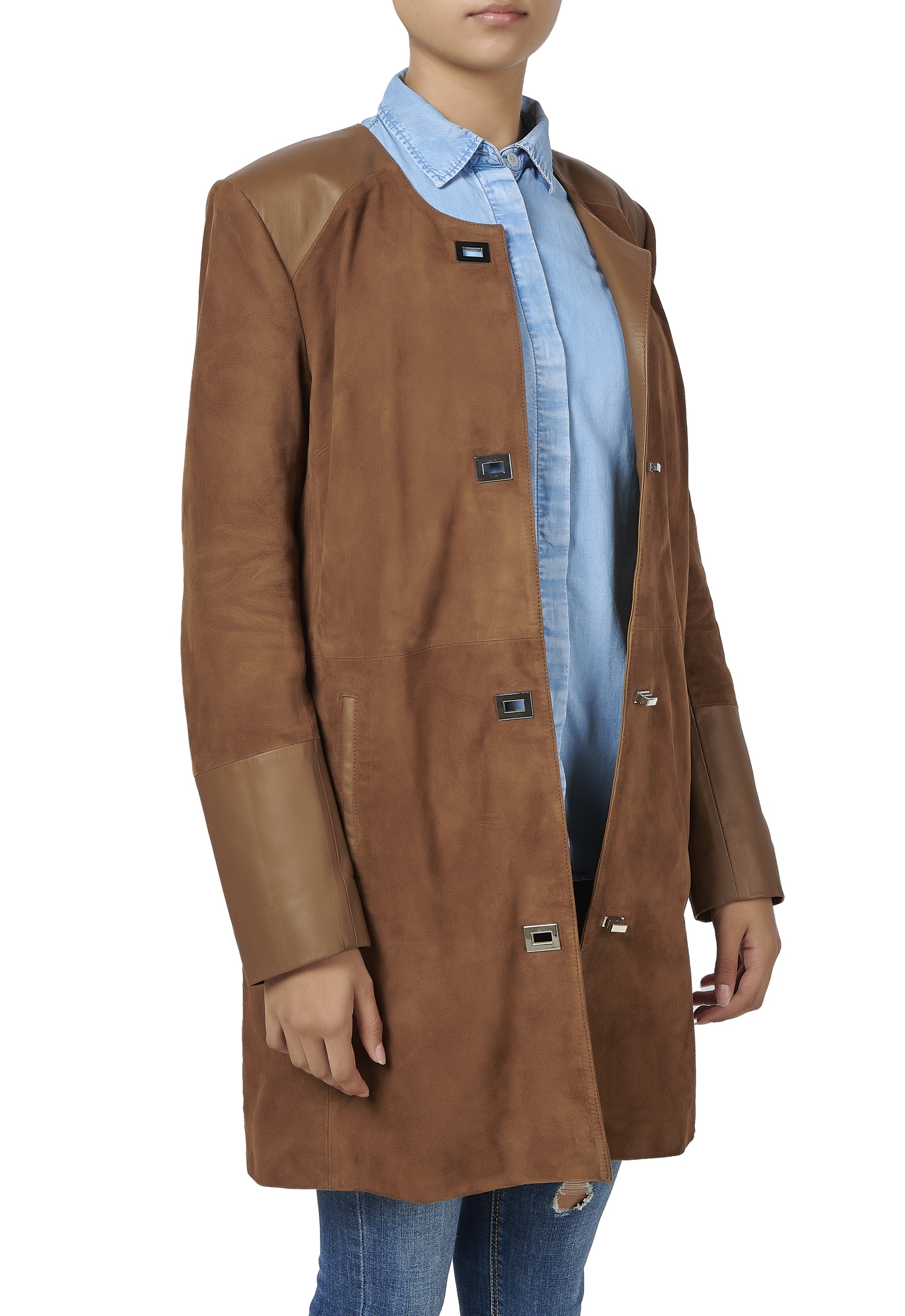 Casaco em pele Carminho