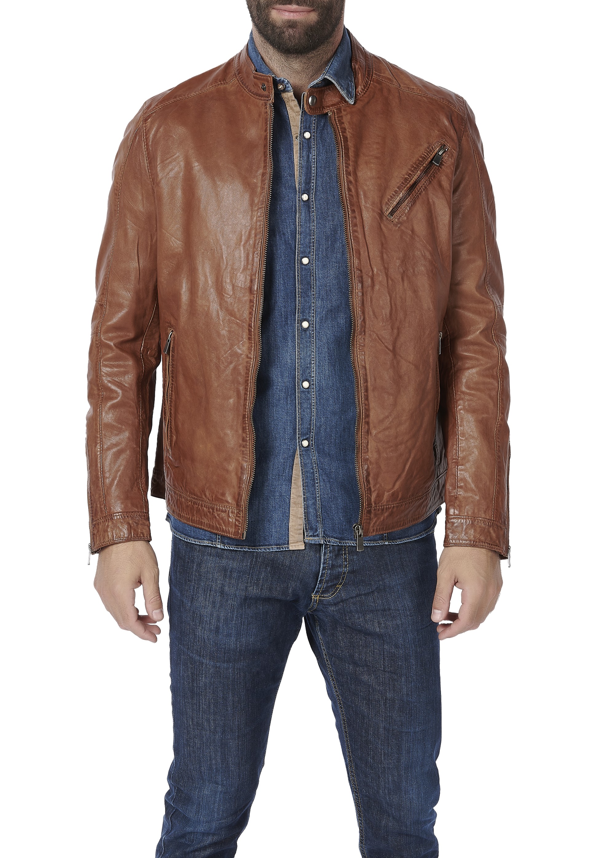 Blusão em pele Felipe