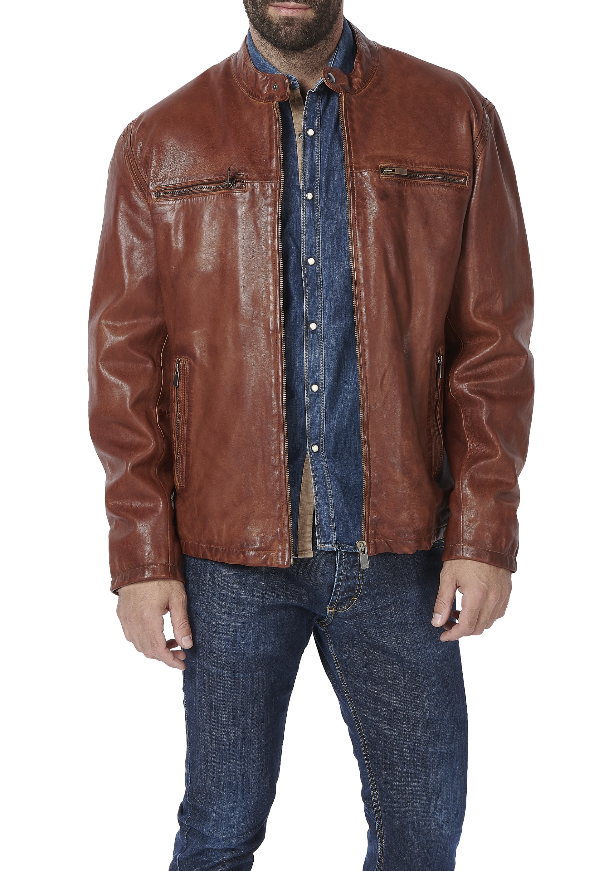 Blusão em pele Donatello