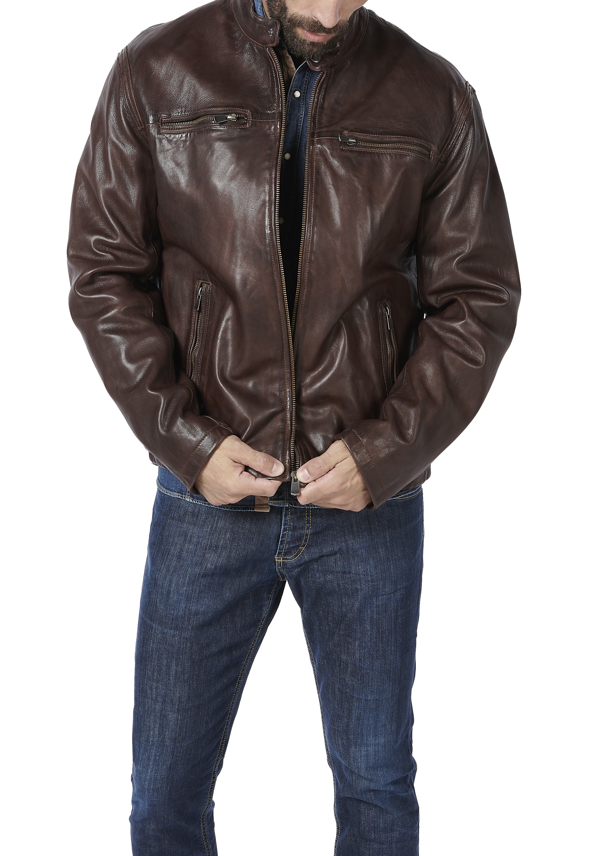 Blusão em pele Donatello