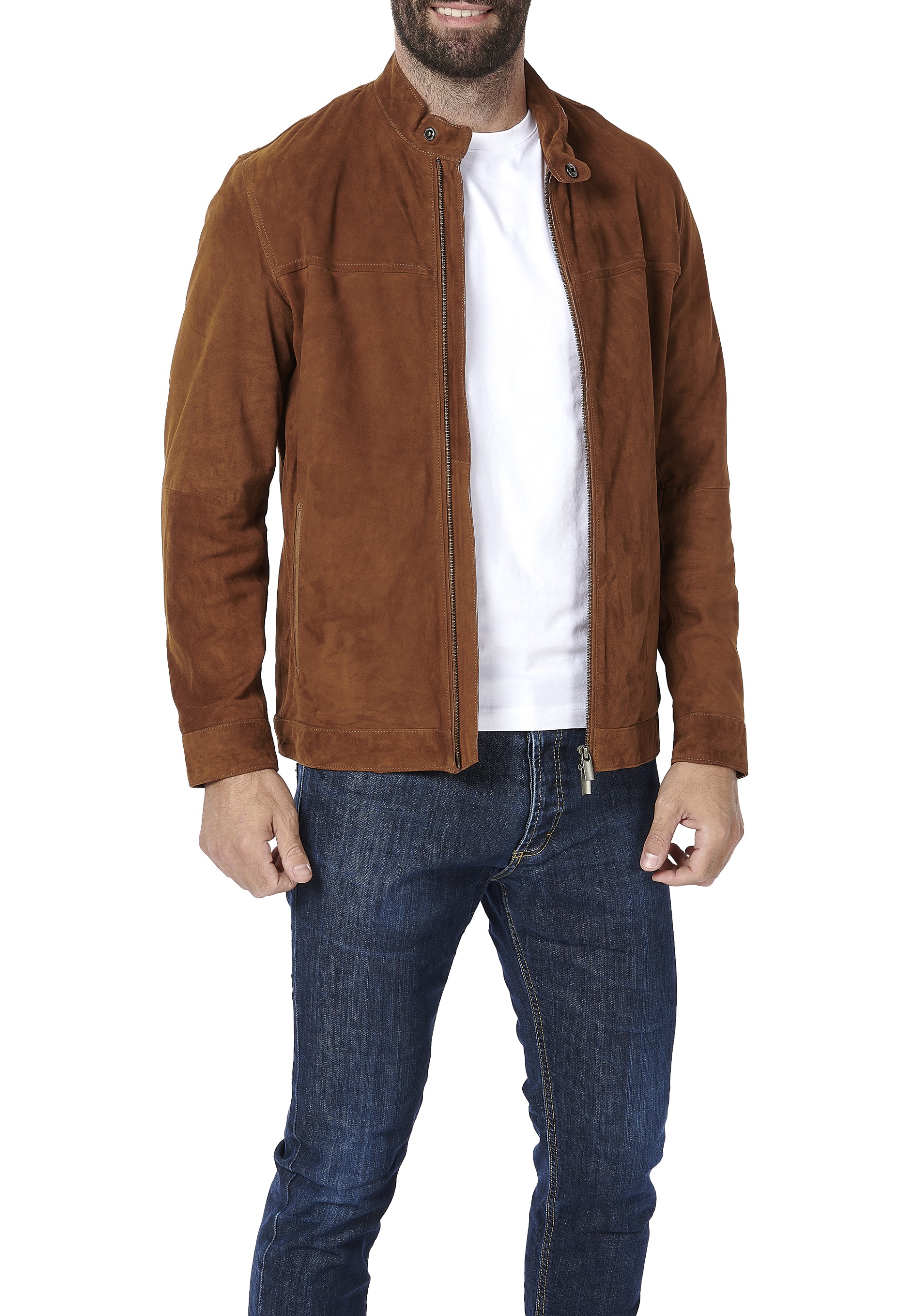 Blusão em pele Nuno