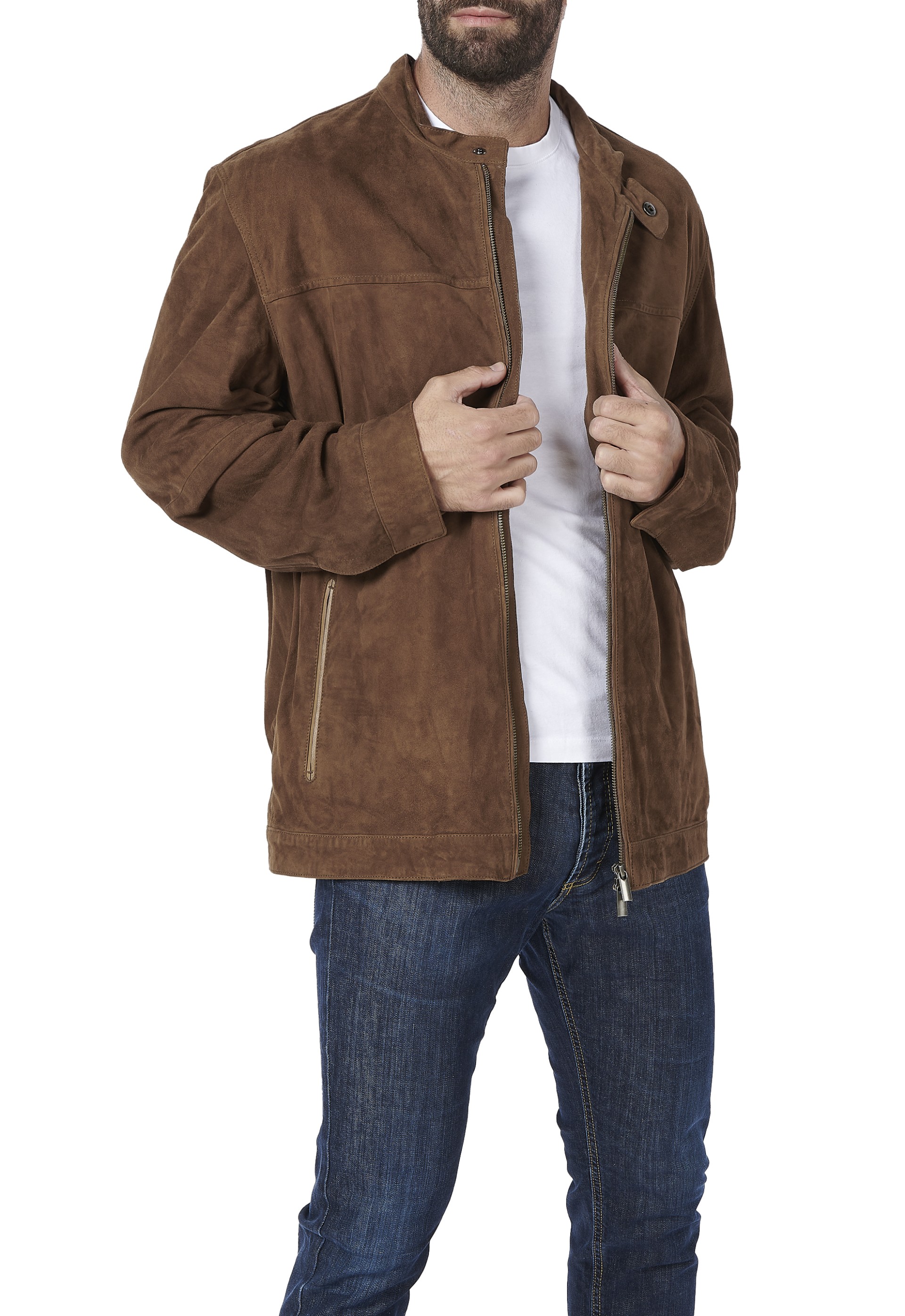 Blusão em pele Nuno